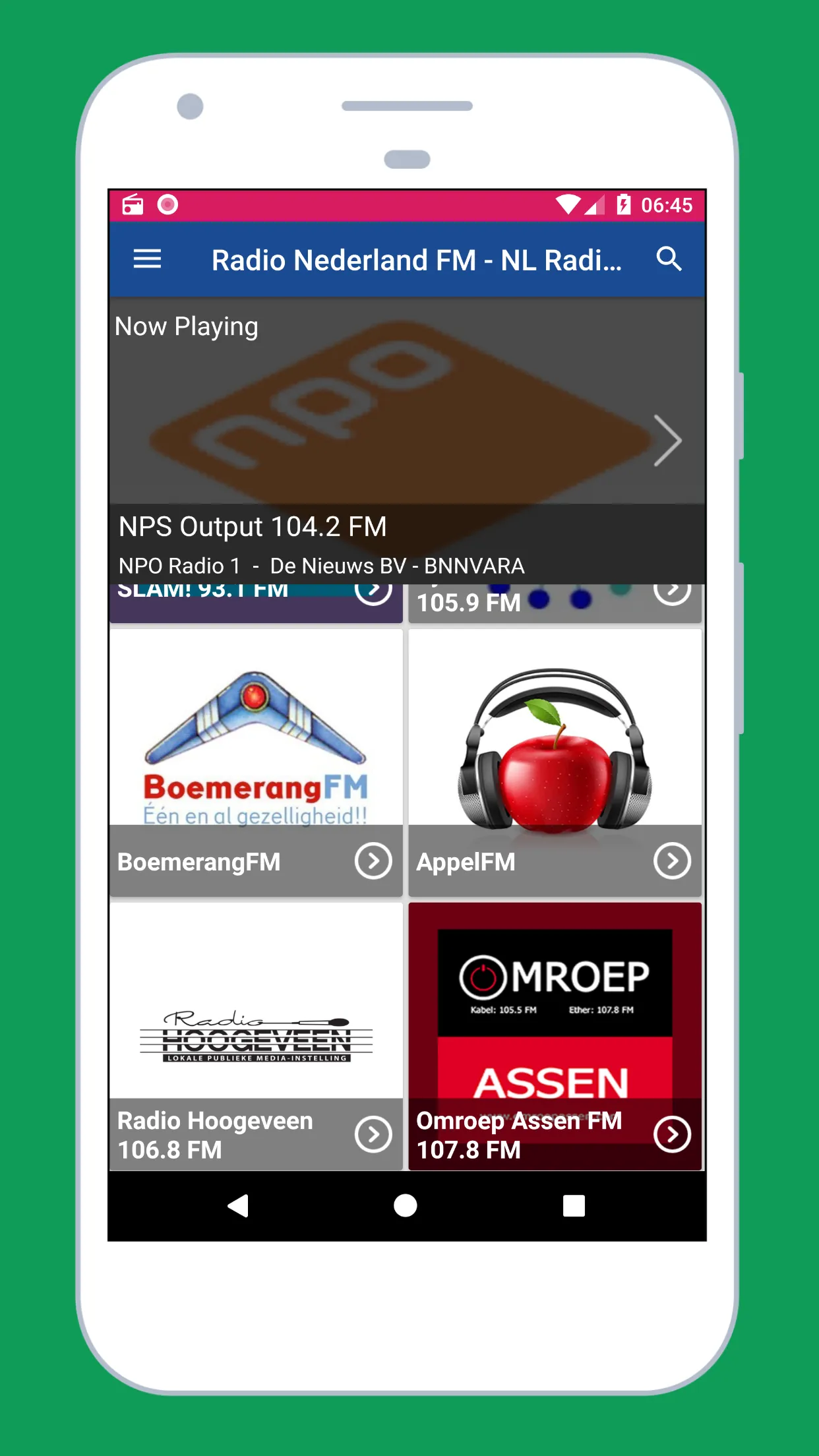 Radio Netherlands: NL Radio FM | Indus Appstore | Screenshot