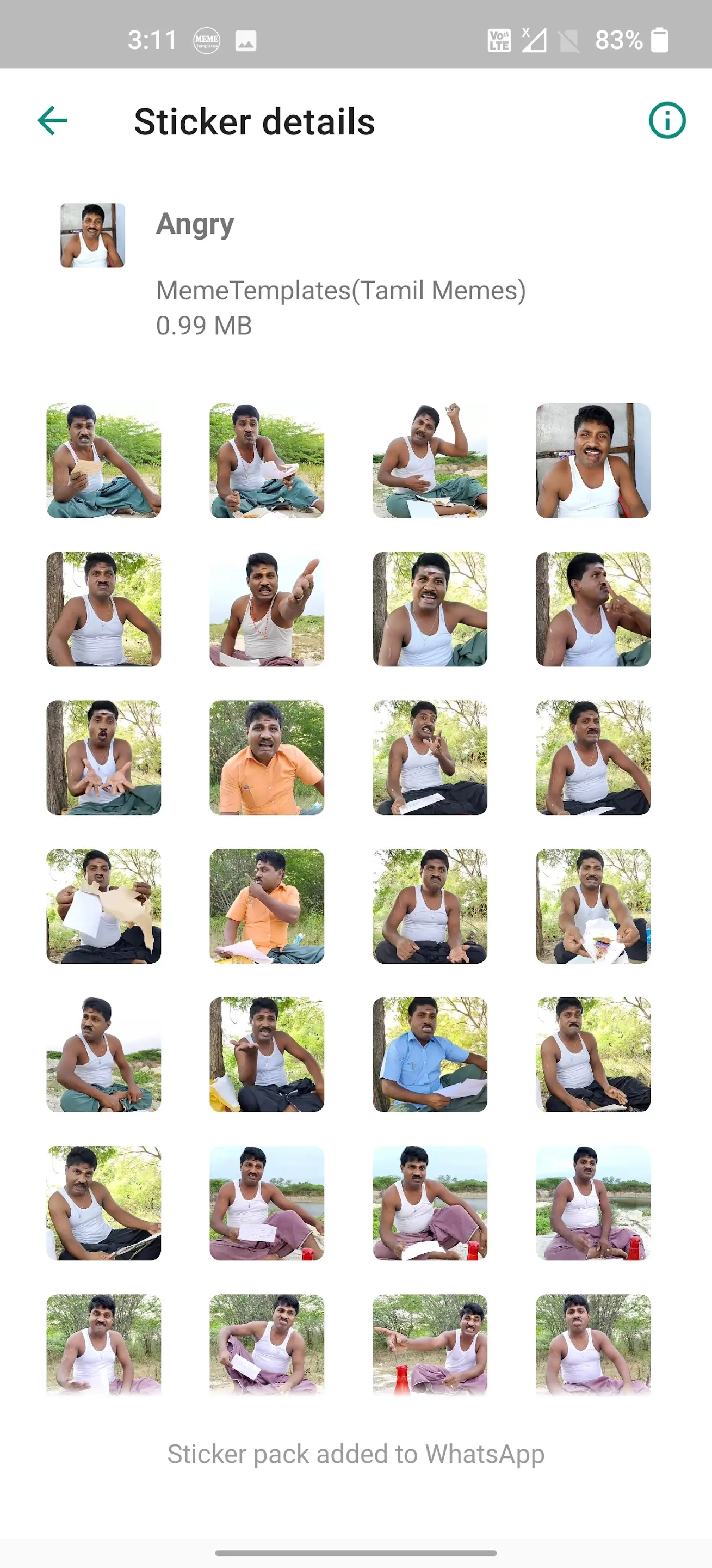 GpMuthu Stickers | Indus Appstore | Screenshot