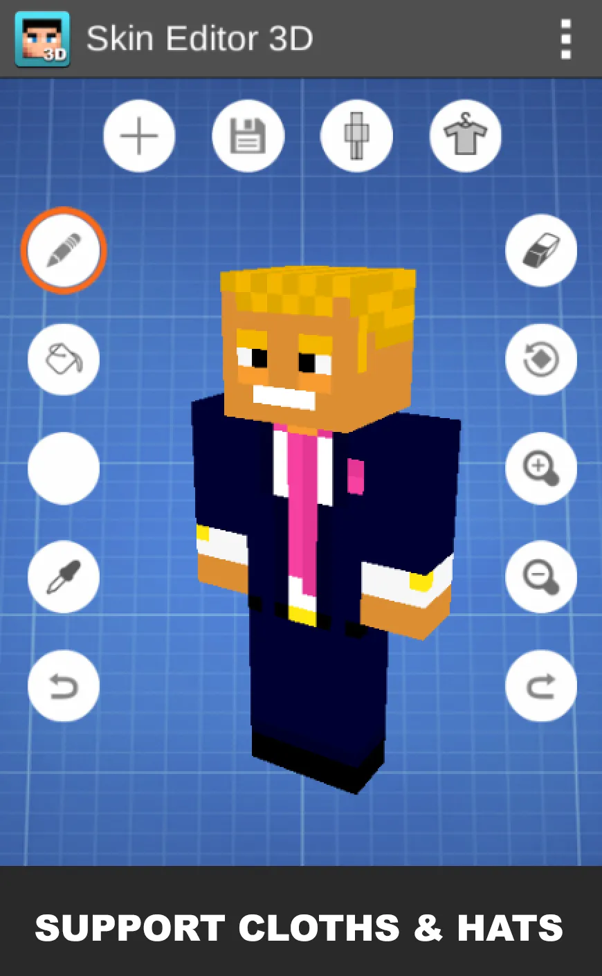 Skin Editor 3D for Minecraft | Indus Appstore | Screenshot