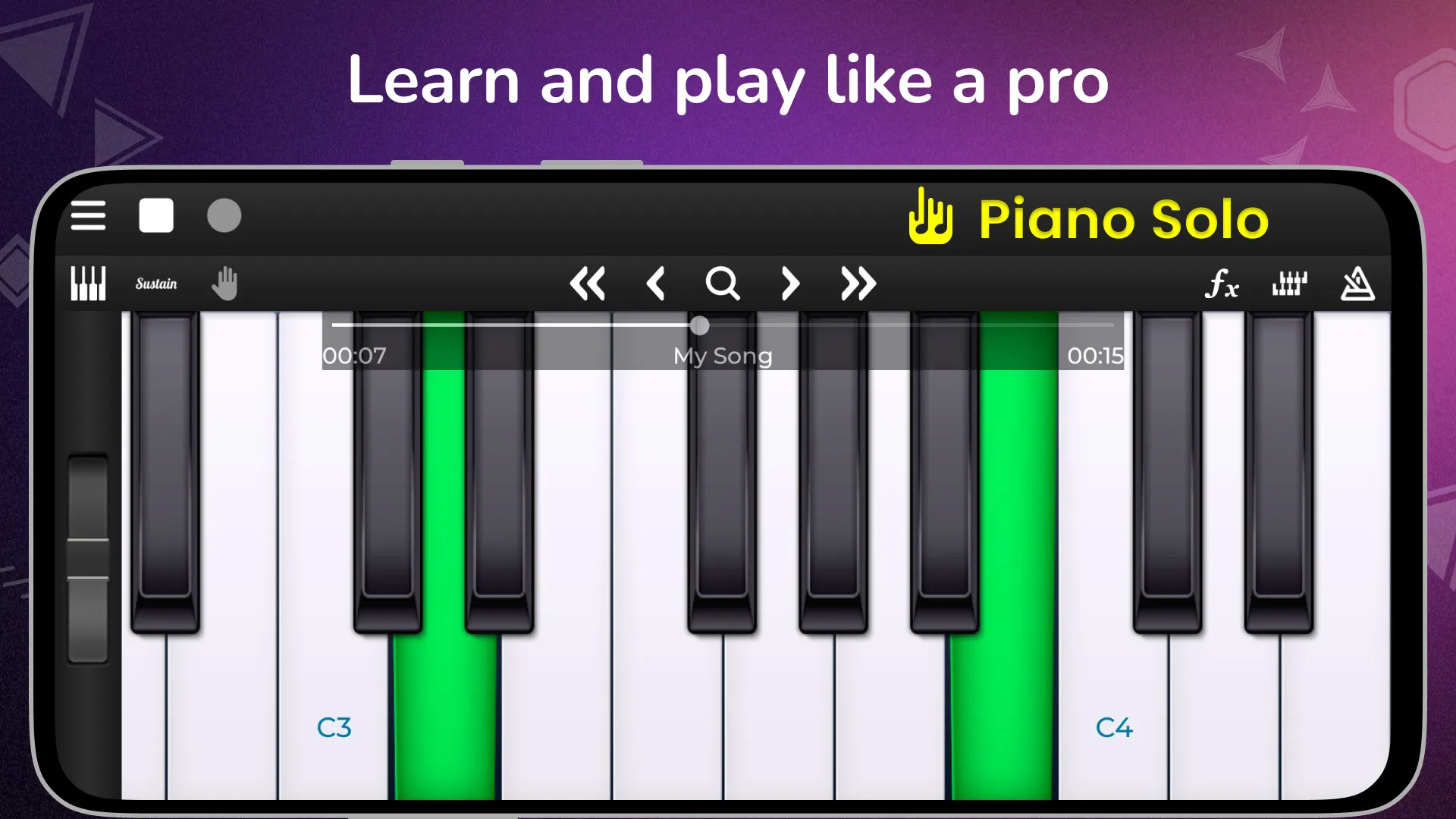 Piano Solo HD | Indus Appstore | Screenshot