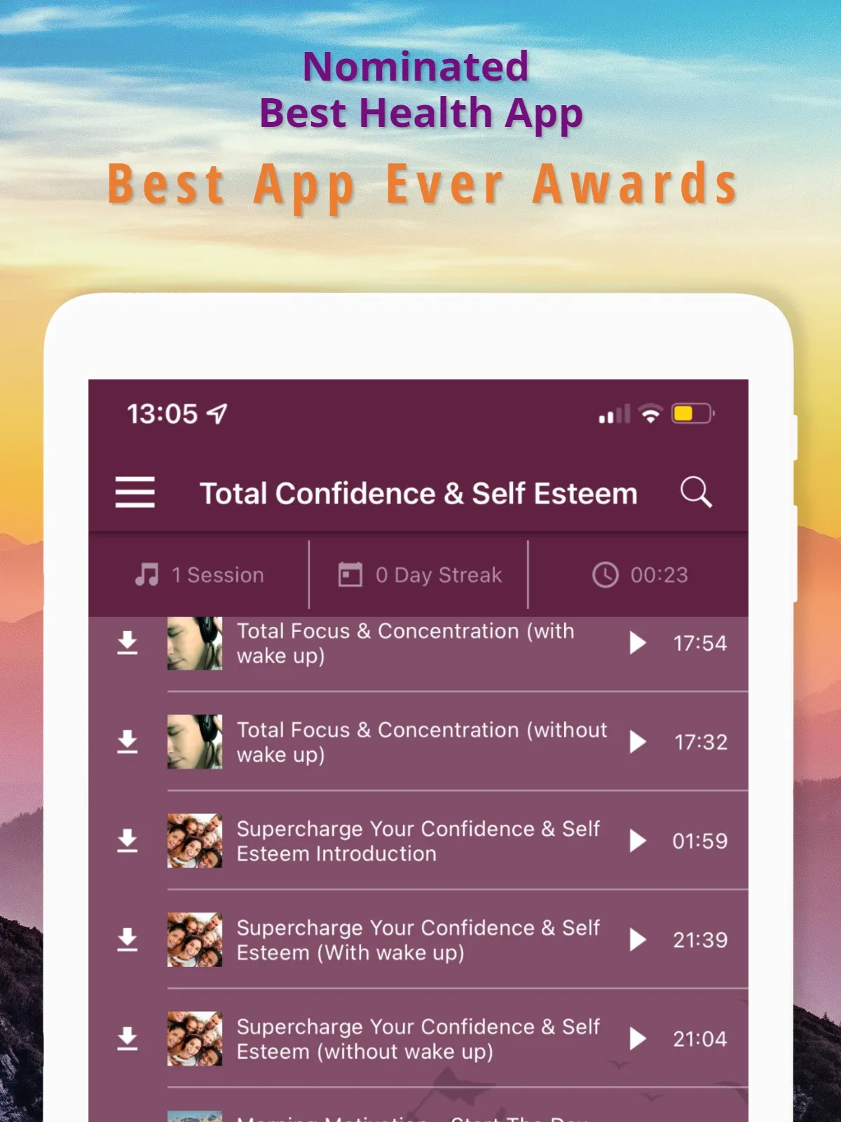 Total Confidence & Self Esteem | Indus Appstore | Screenshot