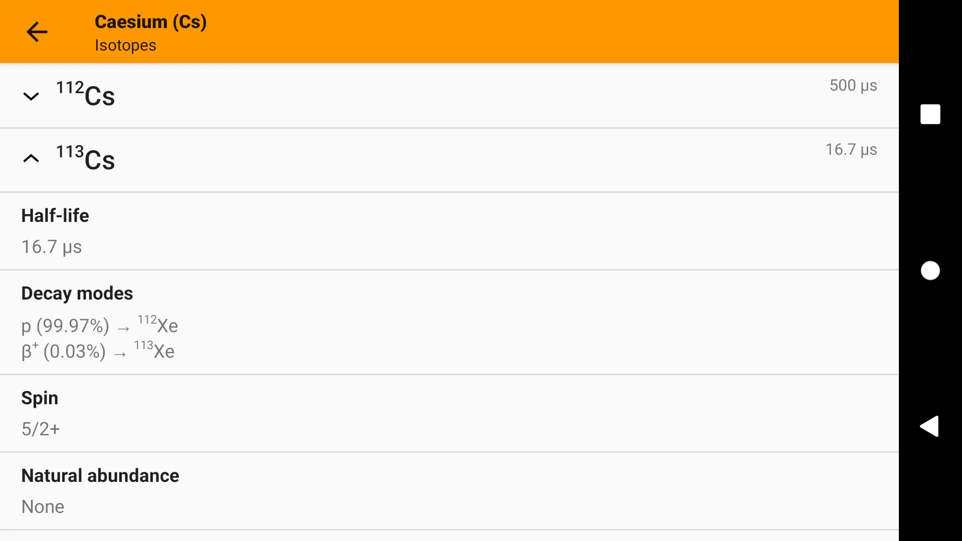 Periodic Table 2025. Chemistry | Indus Appstore | Screenshot