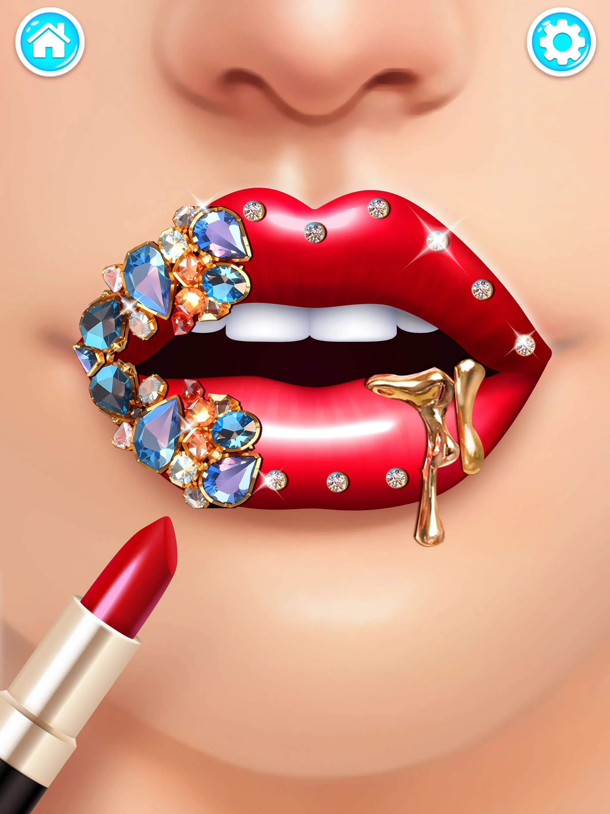 Lip Art Salon: DIY Makeup Game | Indus Appstore | Screenshot