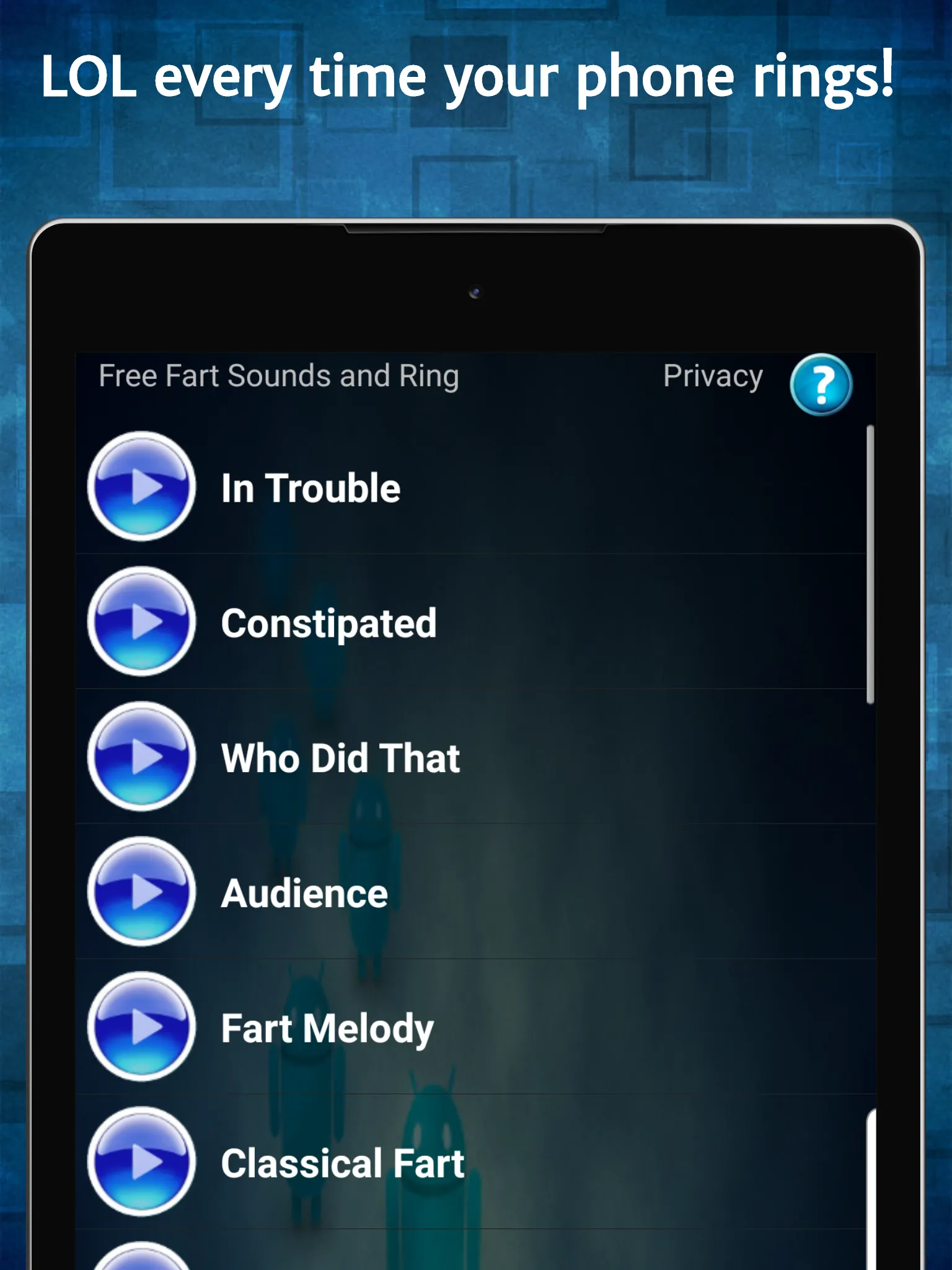 Fart Sounds and Ringtones | Indus Appstore | Screenshot