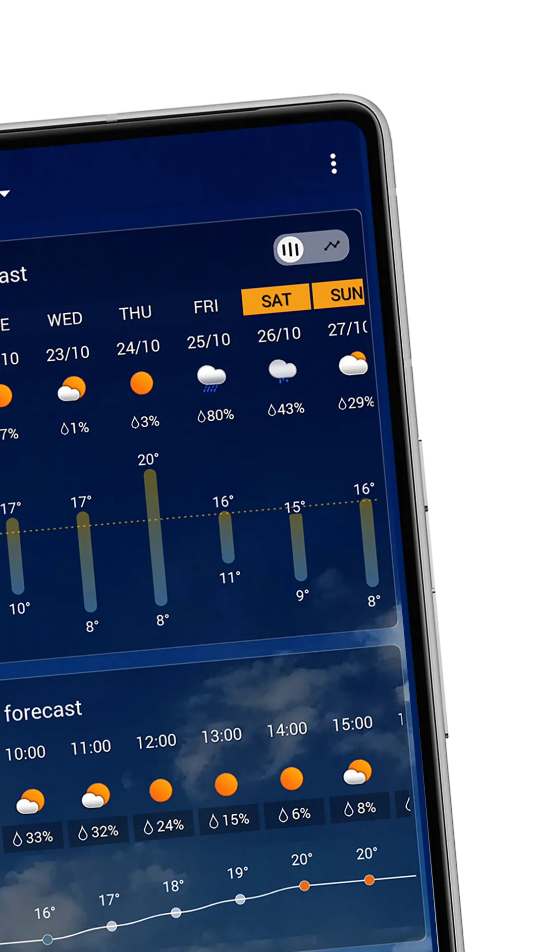 Transparent clock and weather | Indus Appstore | Screenshot