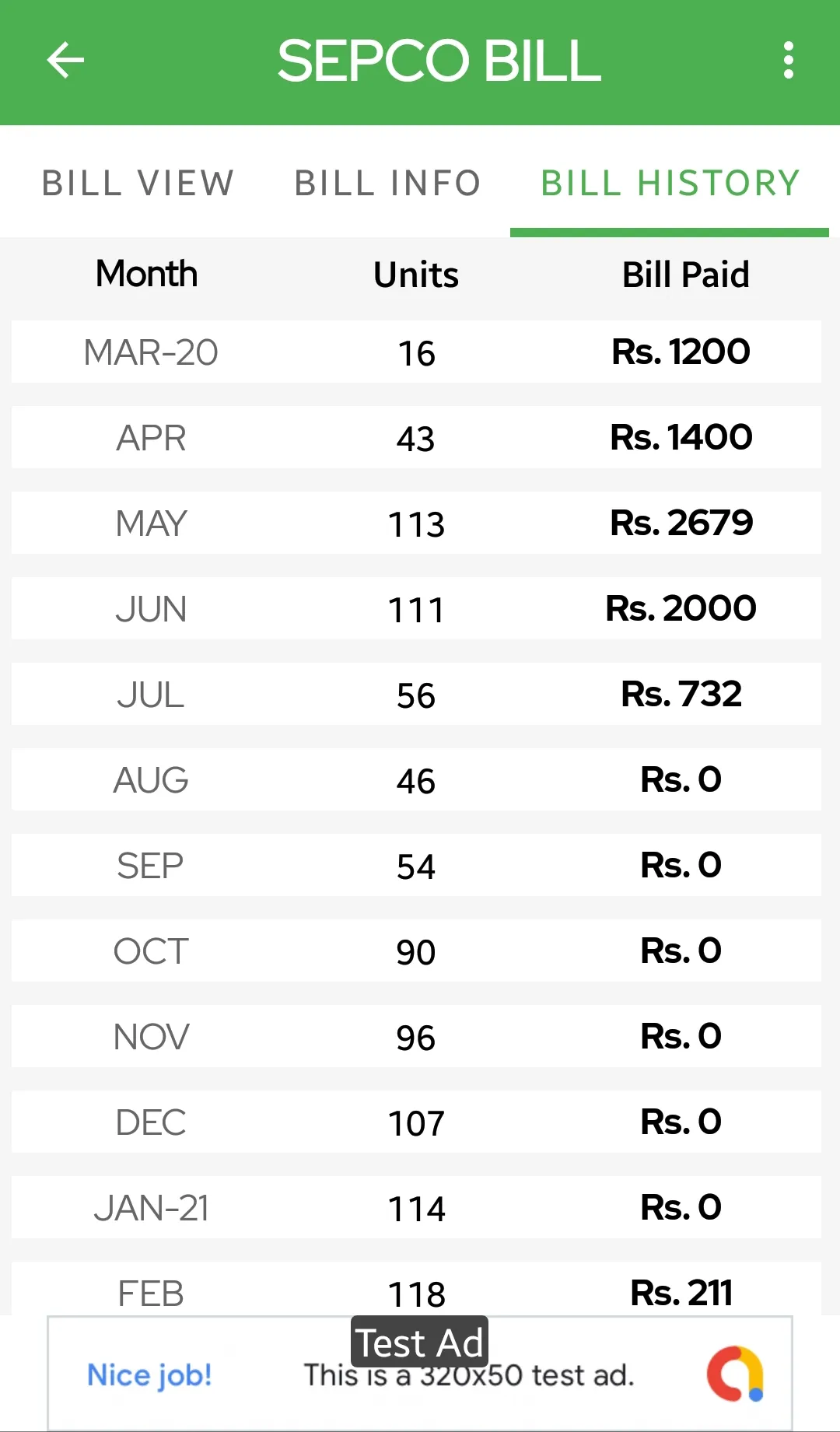 Utility Bill Viewer - Pakistan | Indus Appstore | Screenshot