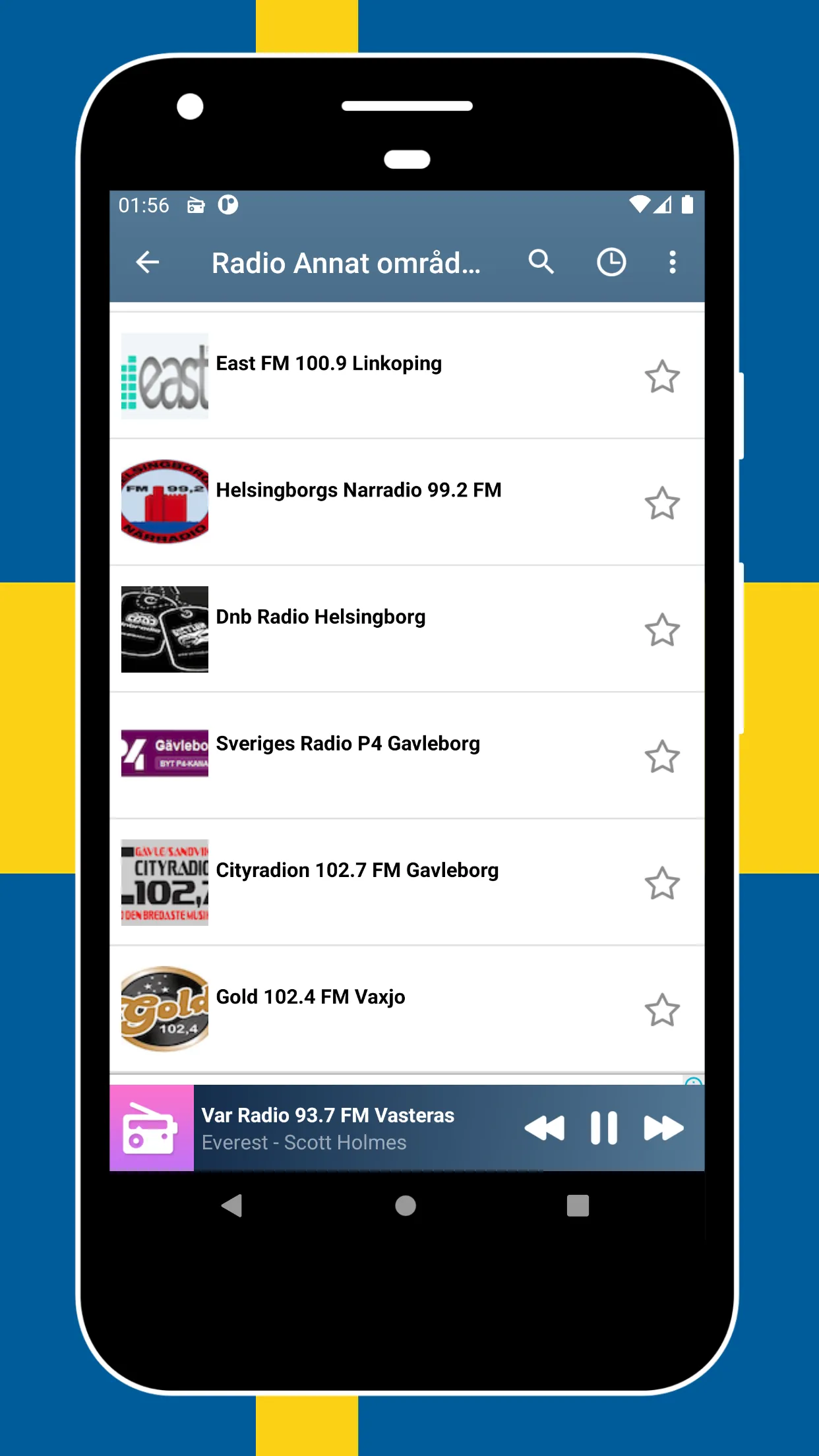 Radio Sweden FM - DAB Radio | Indus Appstore | Screenshot