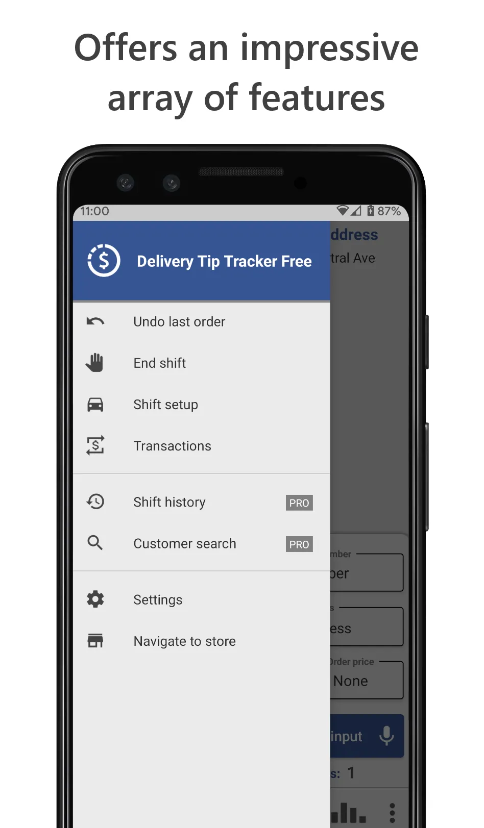 Delivery Tip Tracker Lite | Indus Appstore | Screenshot