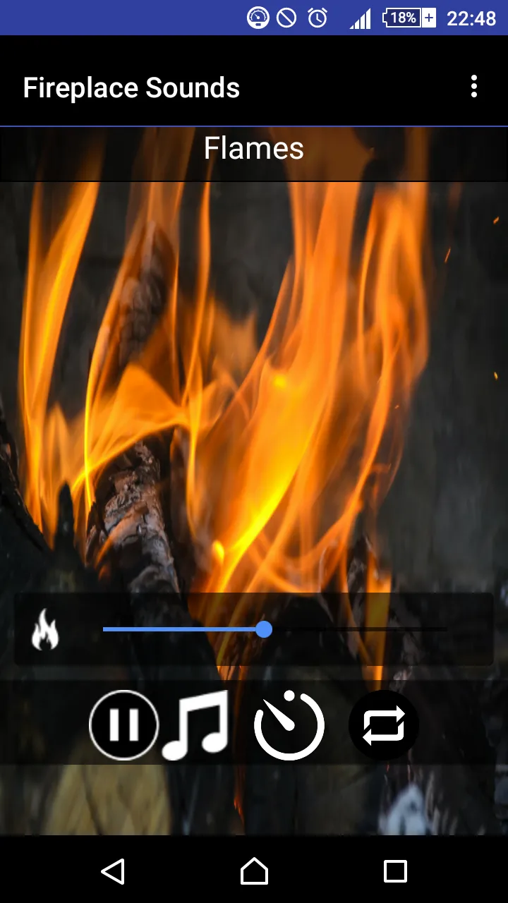 Relax & Sleep Fireplace Sounds | Indus Appstore | Screenshot