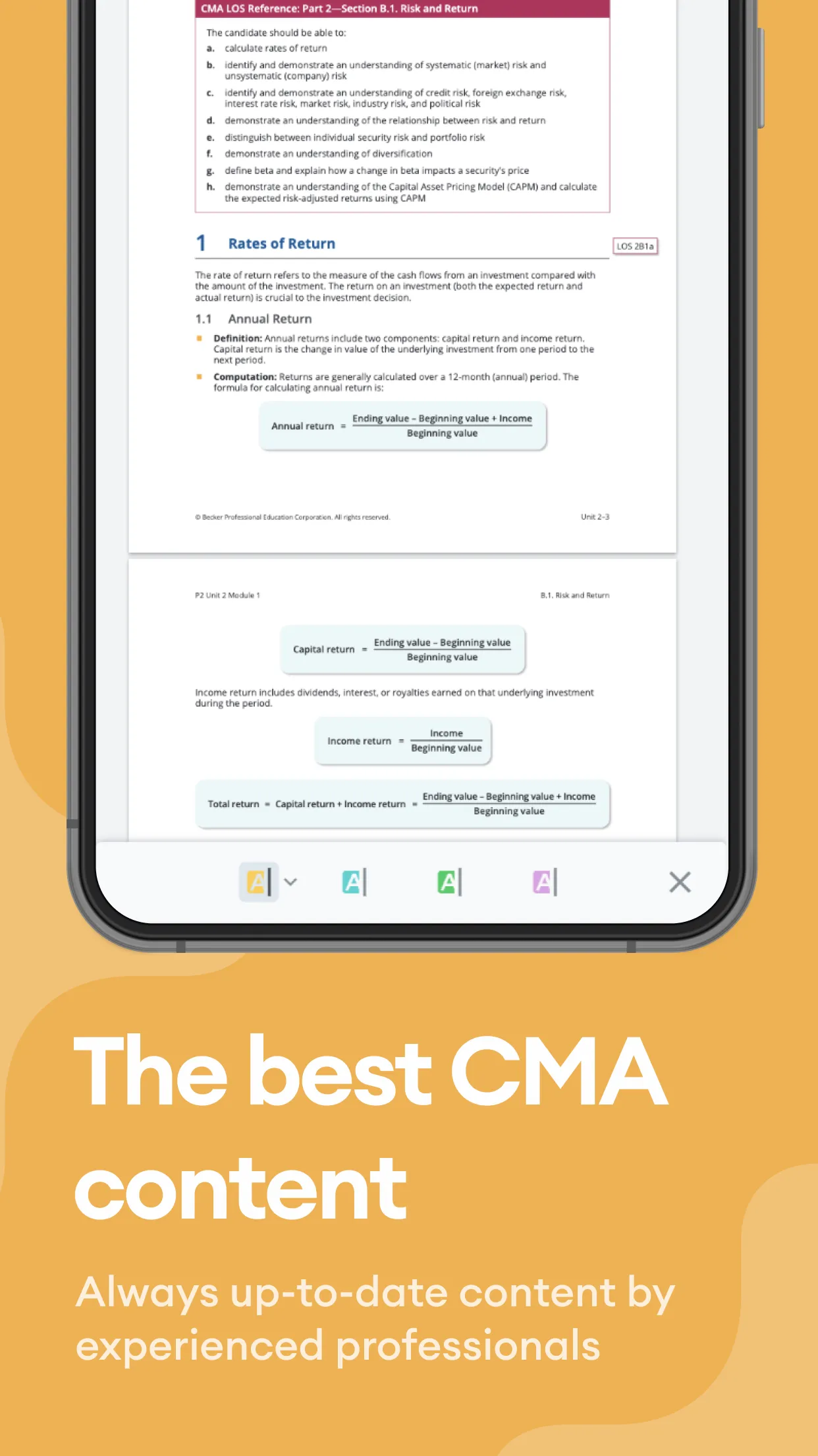 Becker CMA Exam Review | Indus Appstore | Screenshot