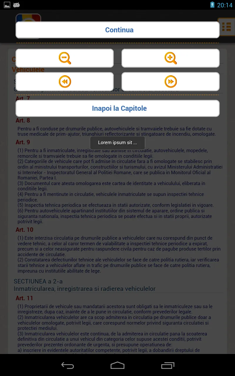 Scoala Auto - Chestionare Auto | Indus Appstore | Screenshot