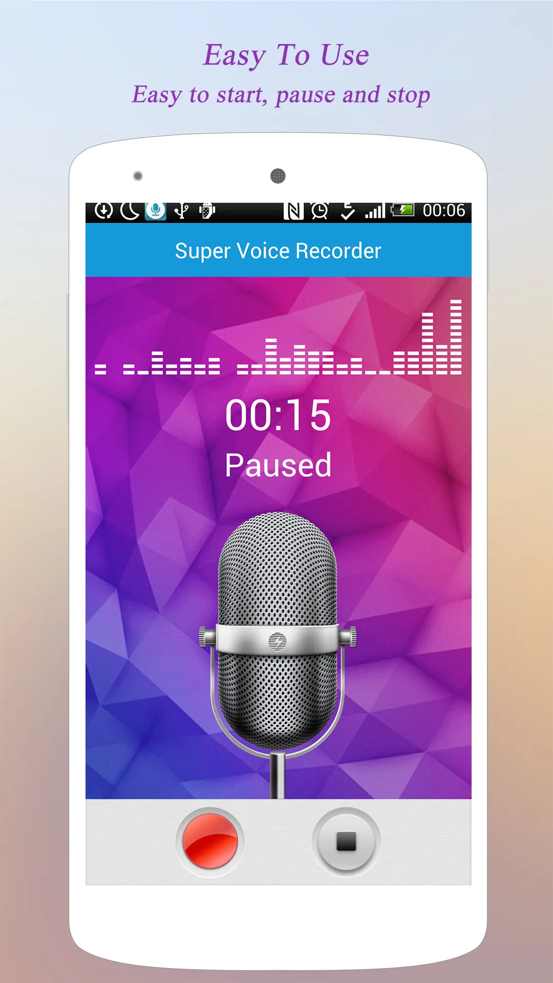 Super Voice Recorder | Indus Appstore | Screenshot