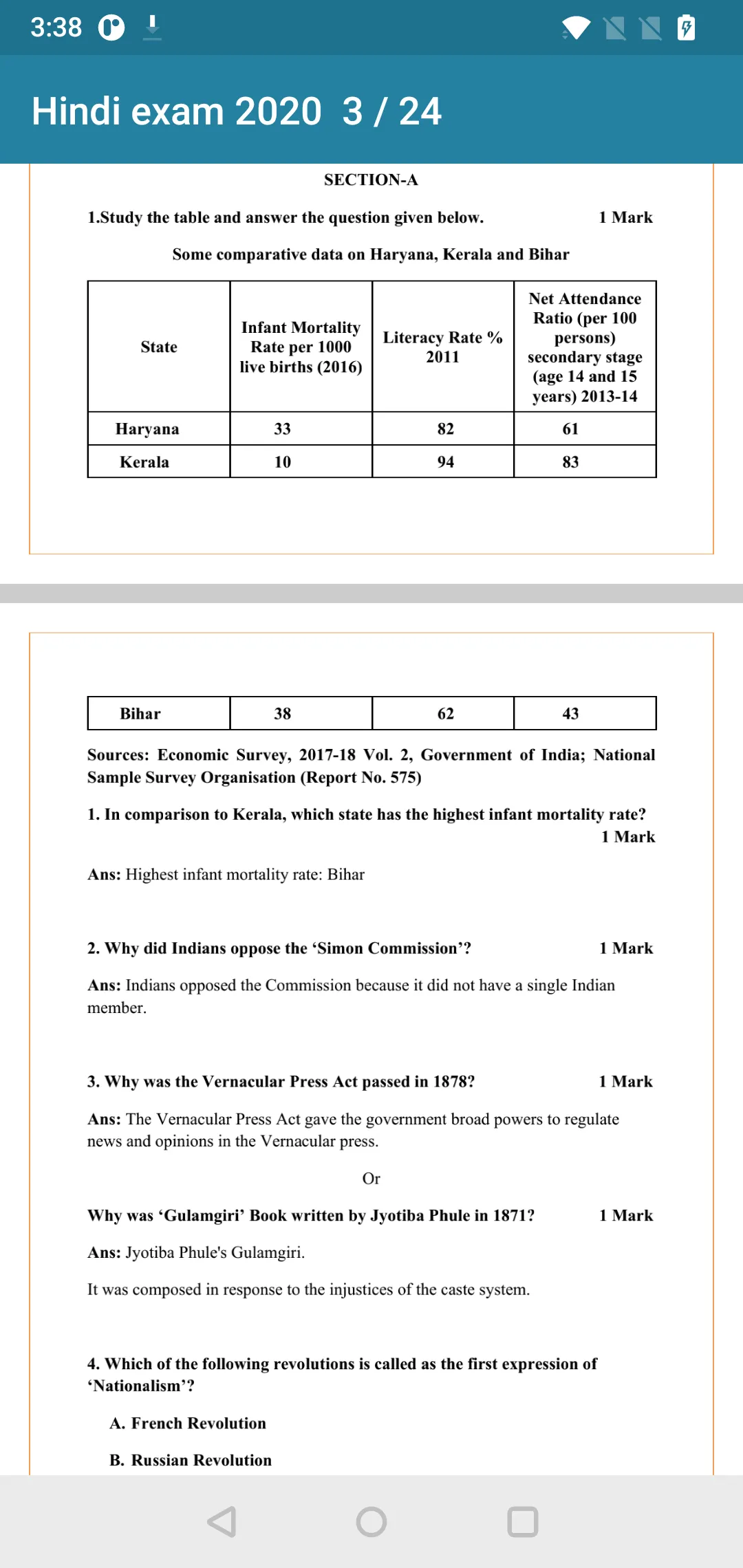 Social Science Class 10 CBSE | Indus Appstore | Screenshot