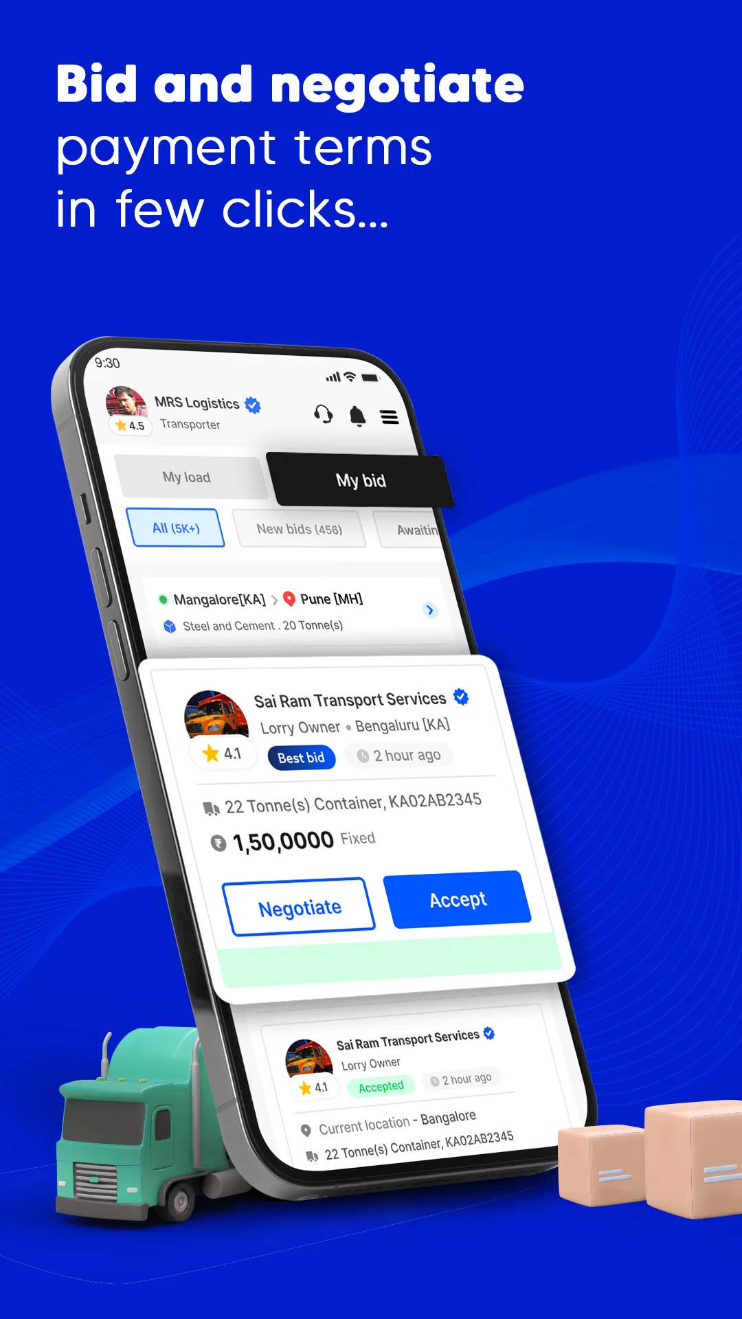 Vahak: Book Online Truck, Load | Indus Appstore | Screenshot