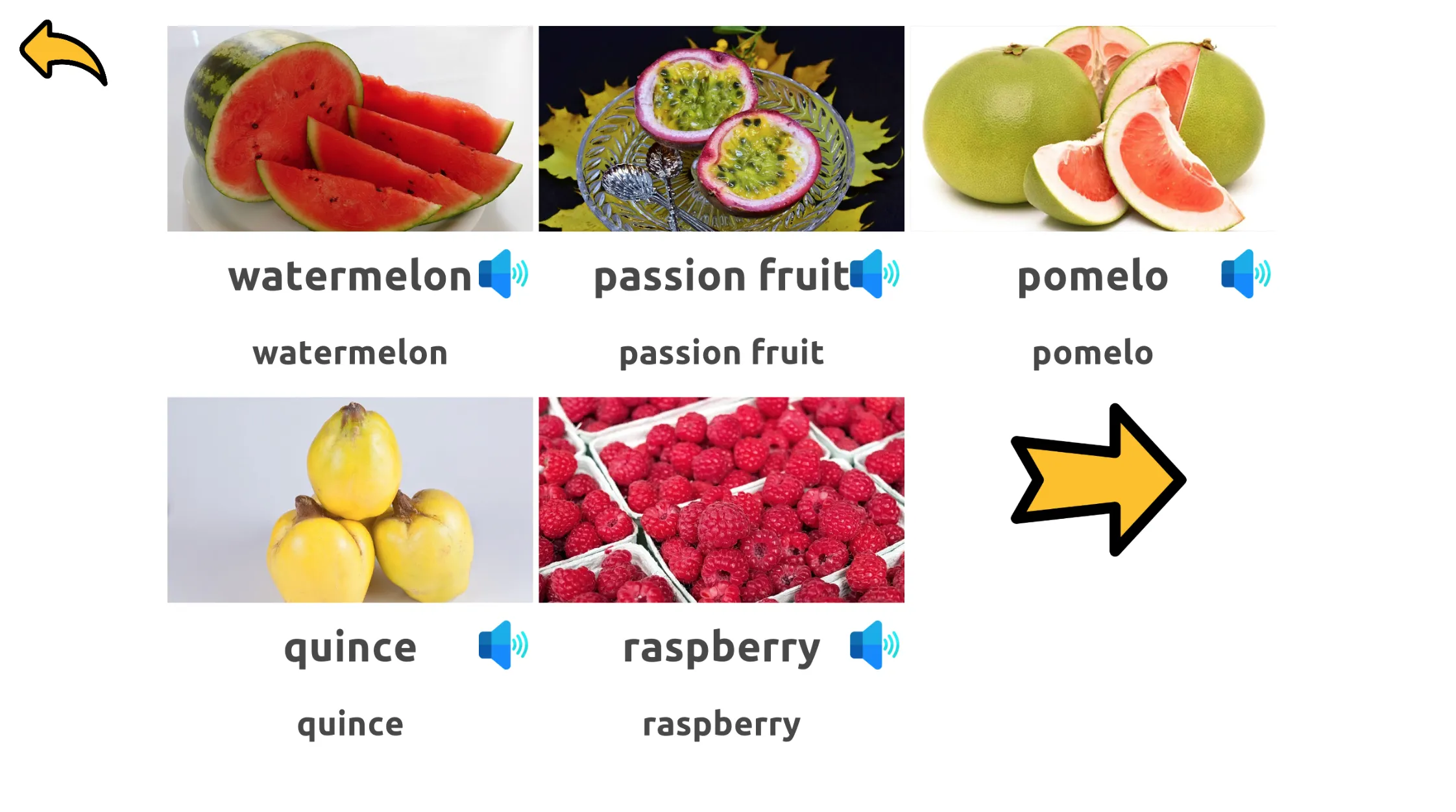 Learn Fruits Vegetables | Indus Appstore | Screenshot