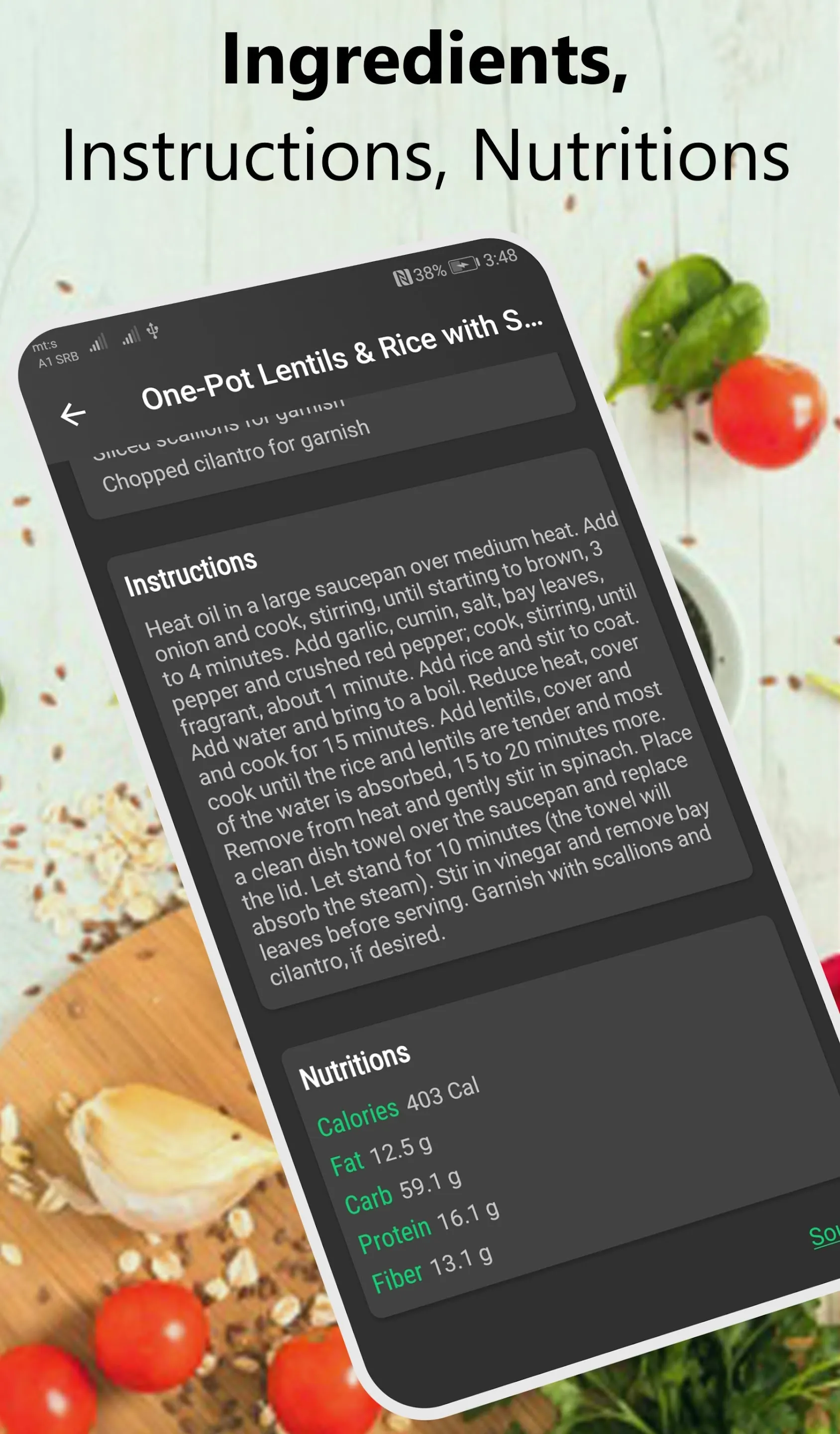 Vegan Recipes | Indus Appstore | Screenshot