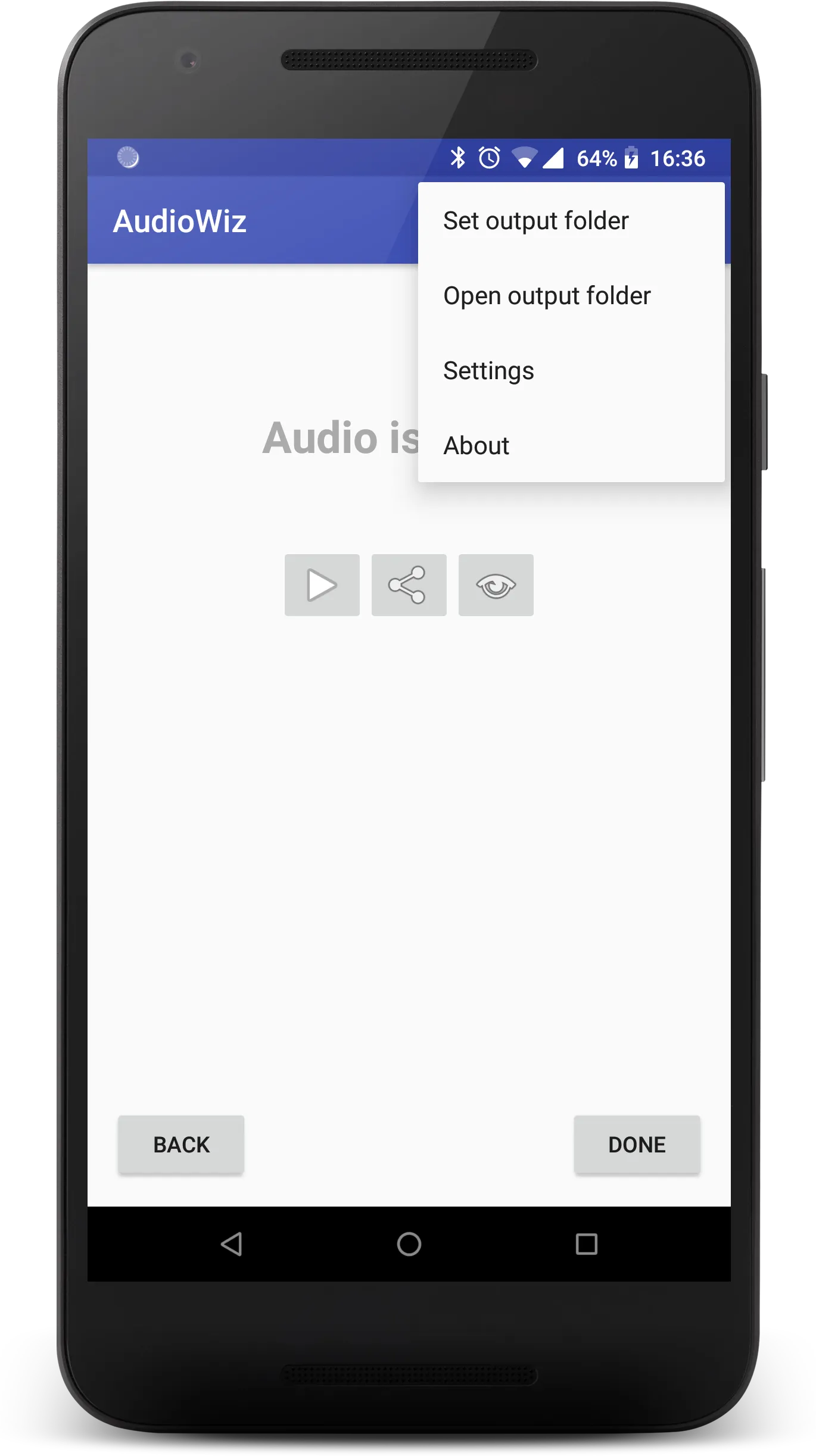 Audio Wiz - Get Sound from Vid | Indus Appstore | Screenshot