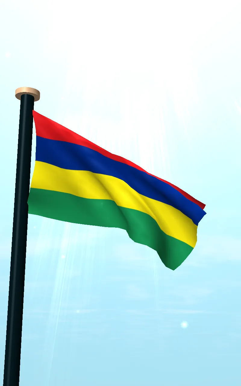 Mauritius Flag 3D Free | Indus Appstore | Screenshot