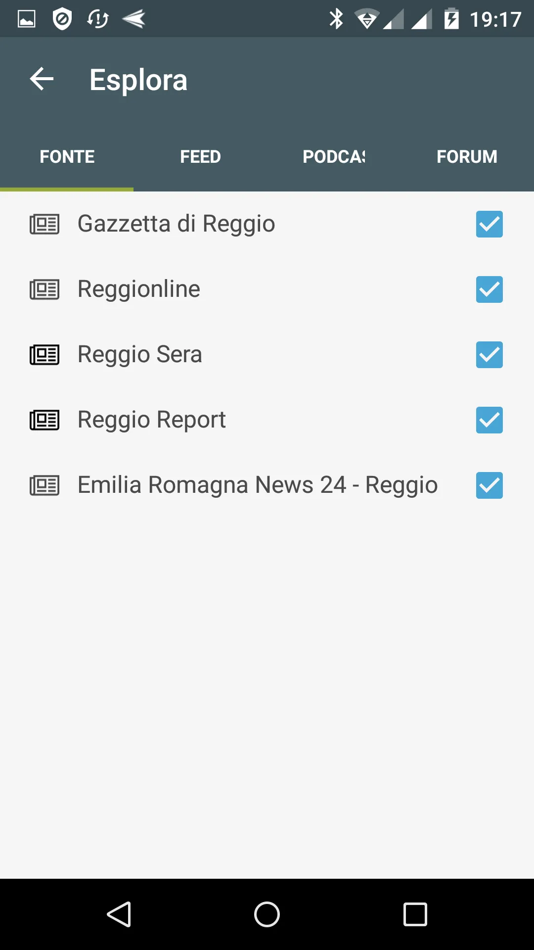 Reggio Emilia notizie locali | Indus Appstore | Screenshot