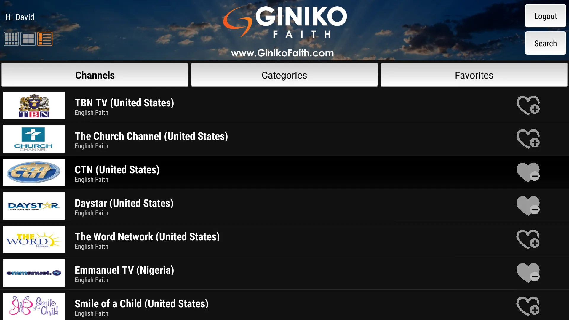 Giniko Faith TV | Indus Appstore | Screenshot