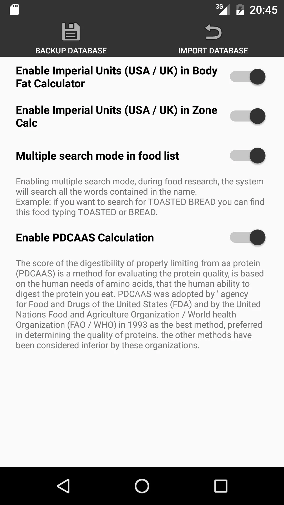 Zone Diet Free | Indus Appstore | Screenshot