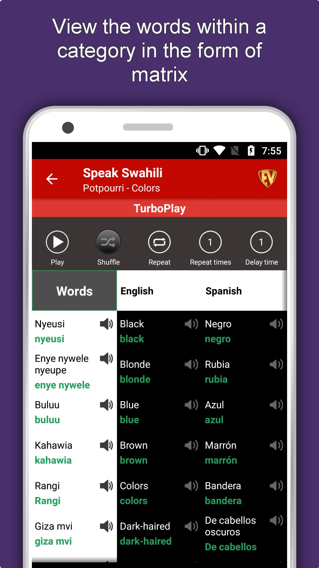 Speak Swahili : Learn Swahili  | Indus Appstore | Screenshot