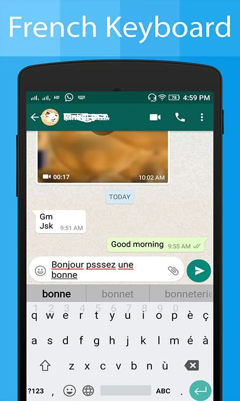 French Keyboard and Translator | Indus Appstore | Screenshot