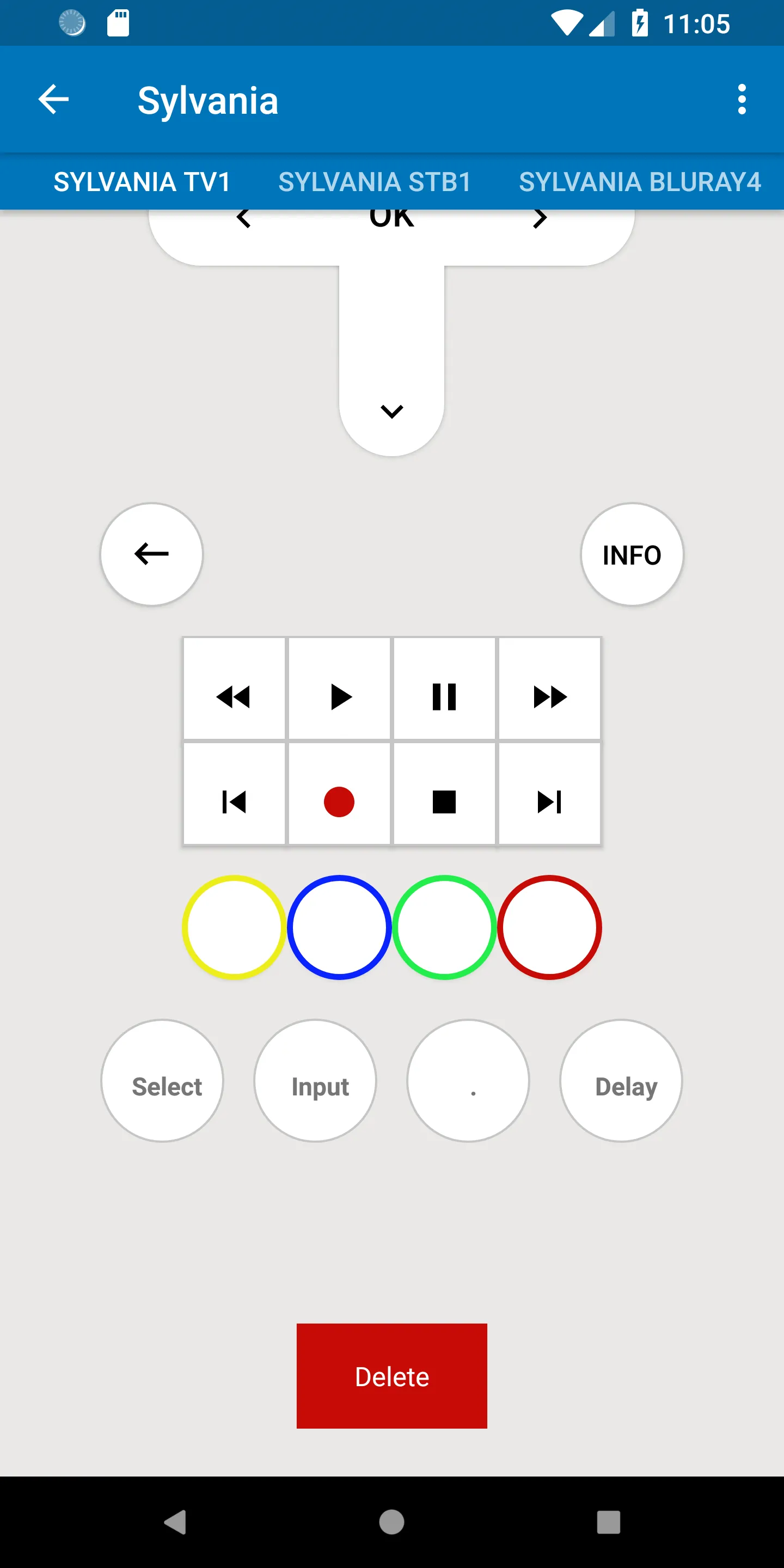 Universal Remote For Sylvania | Indus Appstore | Screenshot