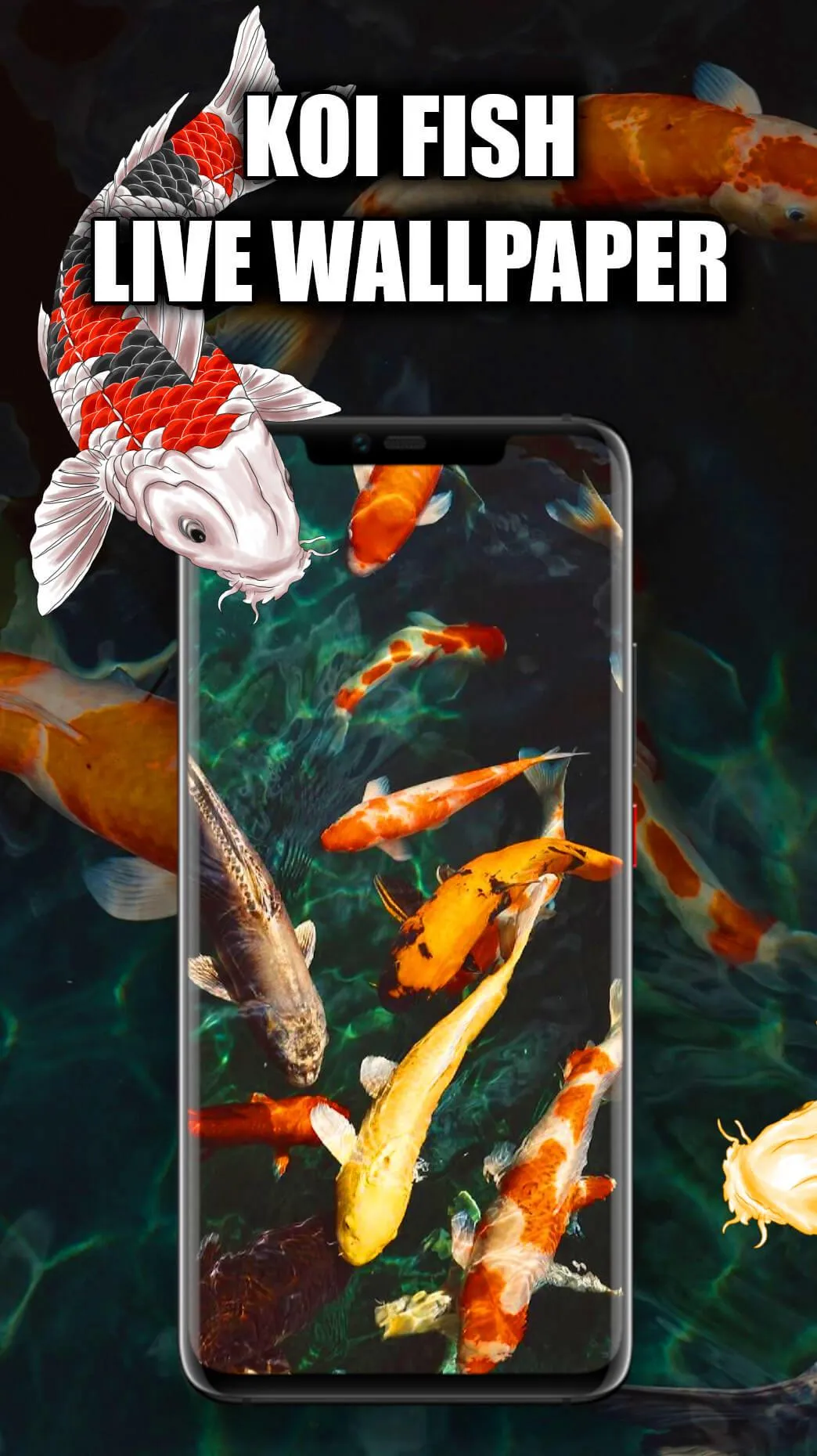 Koi Fish Wallpaper Live HD/3D | Indus Appstore | Screenshot