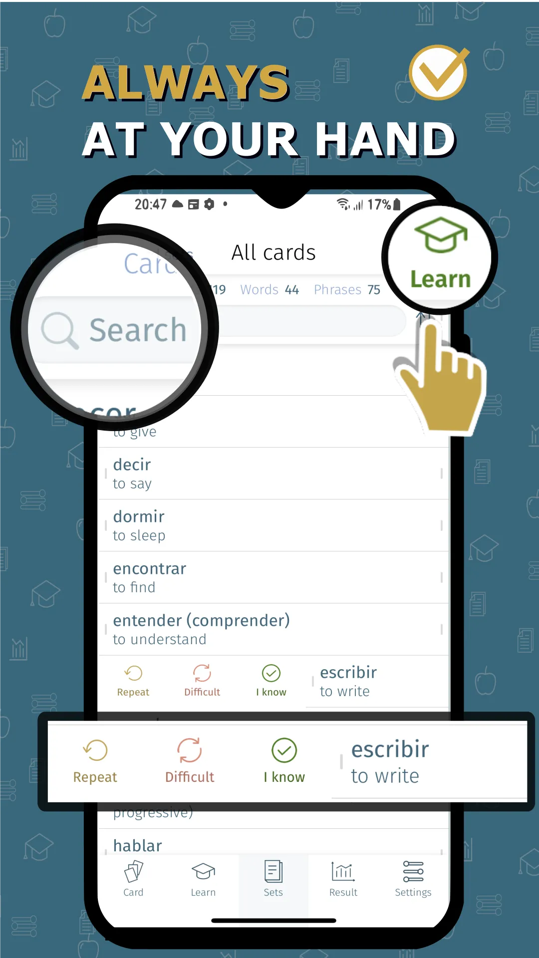 Flashcard maker vocab notebook | Indus Appstore | Screenshot