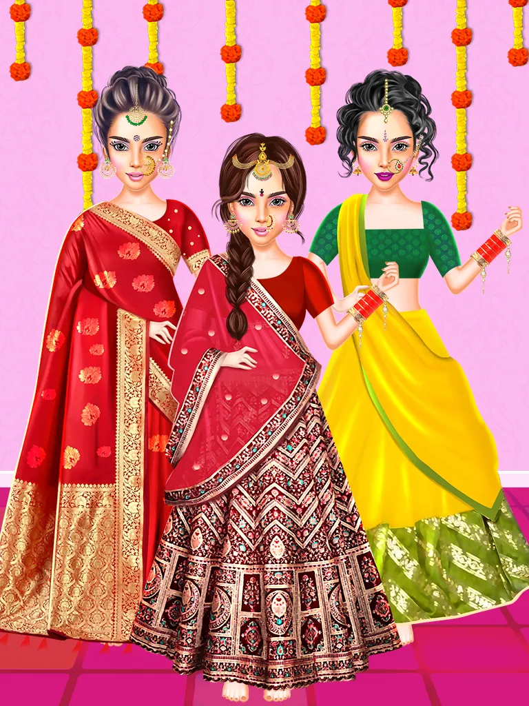 Indian Wedding Dress-up | Indus Appstore | Screenshot