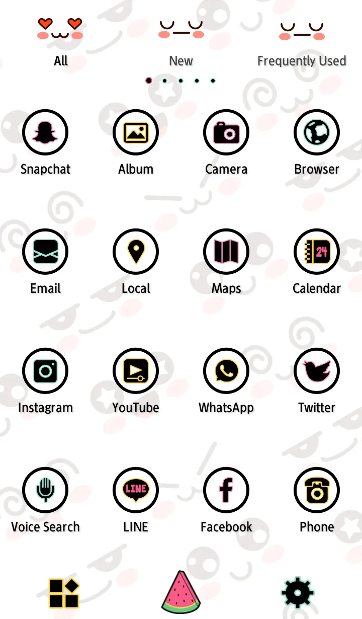 Cute Expressions Theme +HOME | Indus Appstore | Screenshot