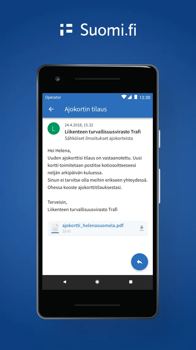 Suomi.fi | Indus Appstore | Screenshot