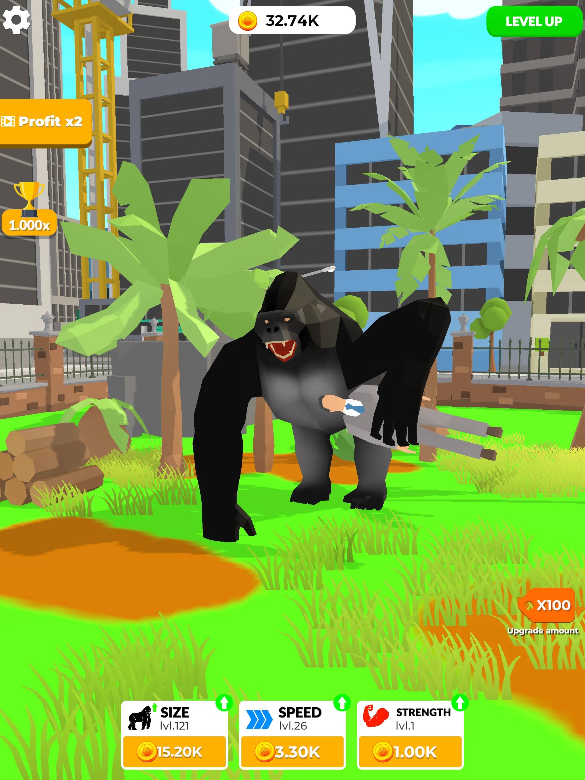 Idle Gorilla: Evolution Empire | Indus Appstore | Screenshot