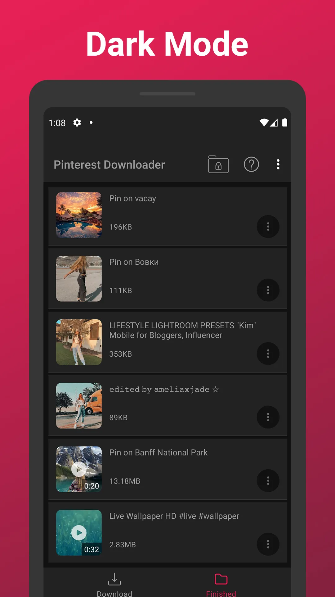 Video Downloader For Pinterest | Indus Appstore | Screenshot