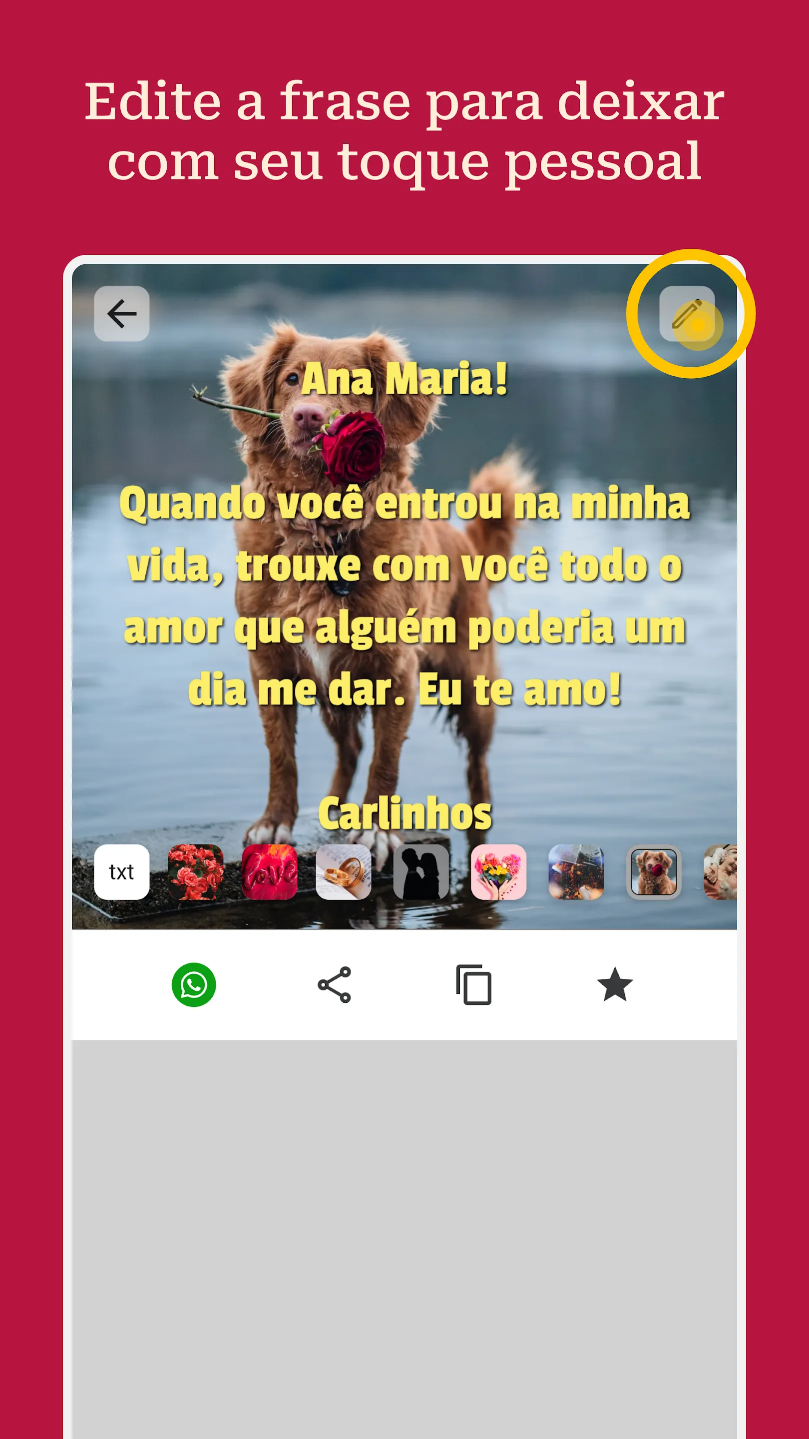 Frases e Mensagens de Amor | Indus Appstore | Screenshot