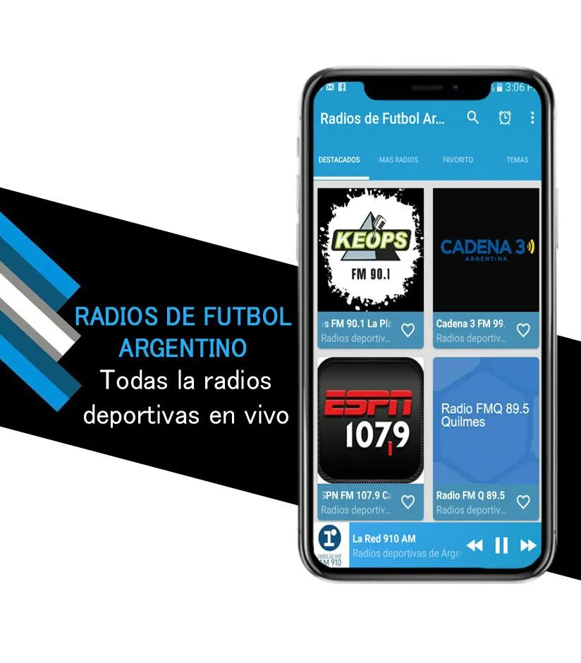 Argentine Soccer Radios | Indus Appstore | Screenshot