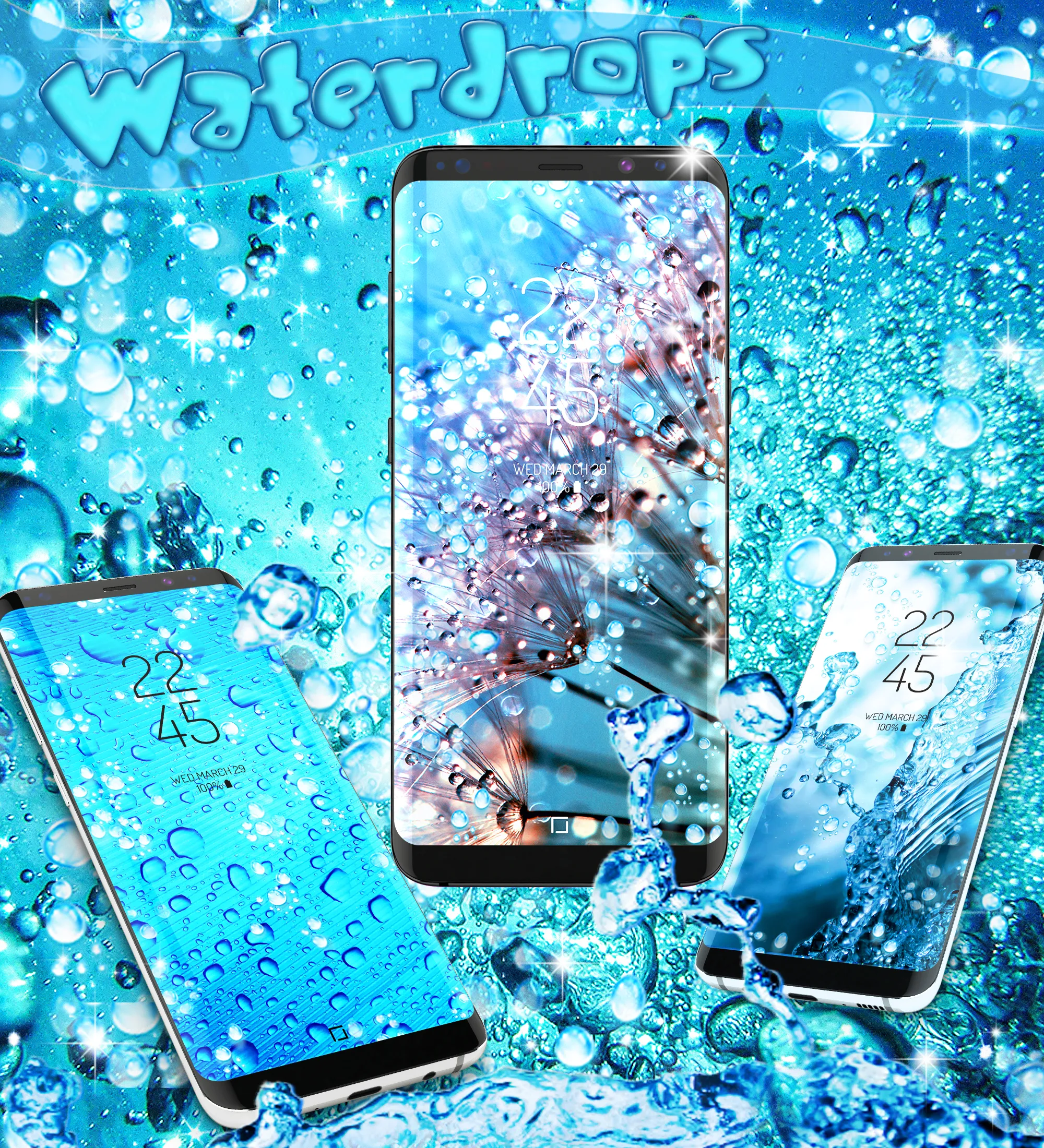 Water drops live wallpaper | Indus Appstore | Screenshot