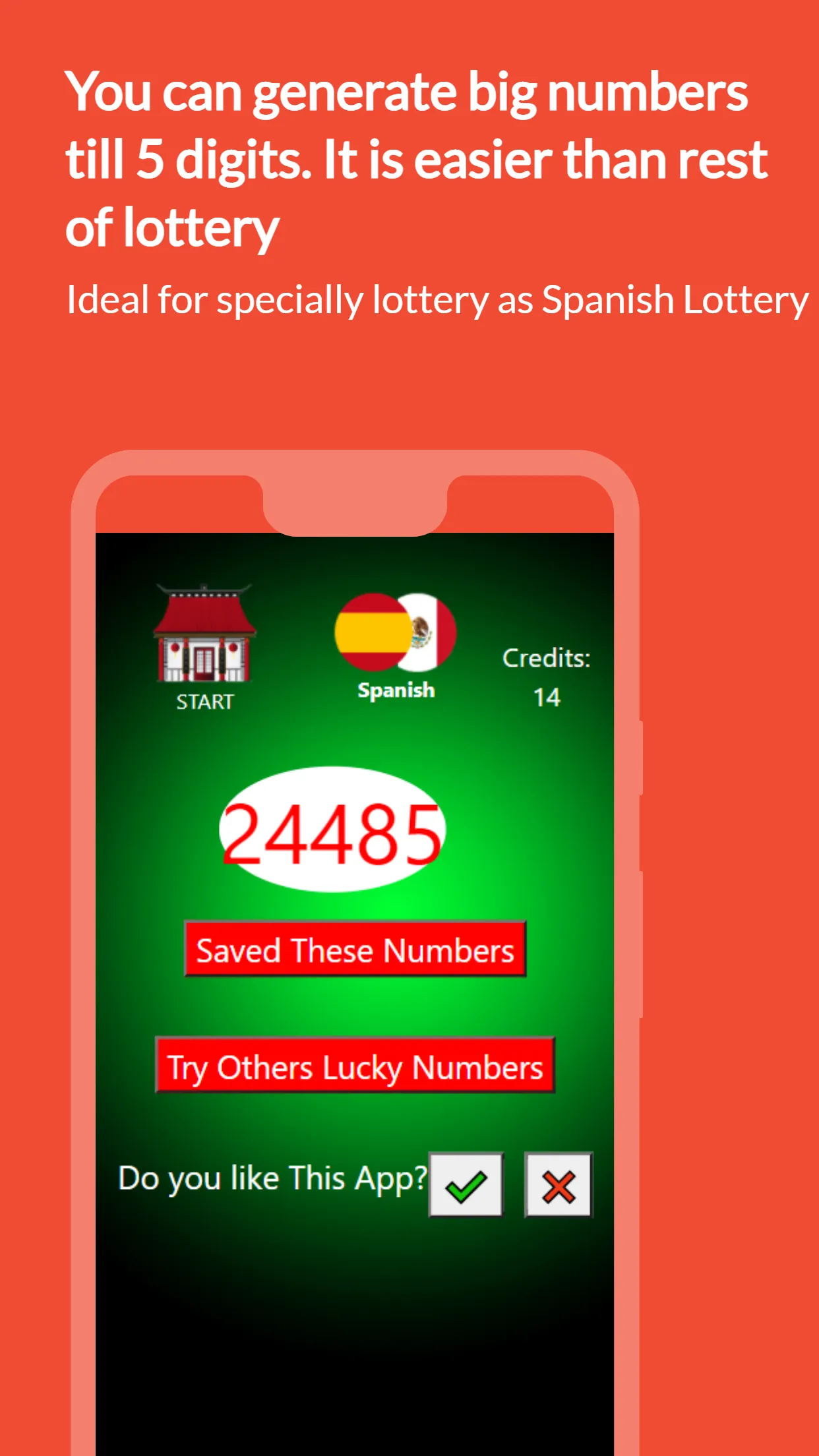 My lucky numbers | Indus Appstore | Screenshot