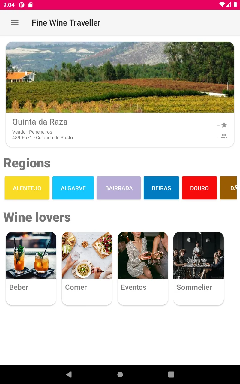 Fine Wine Traveller | Indus Appstore | Screenshot