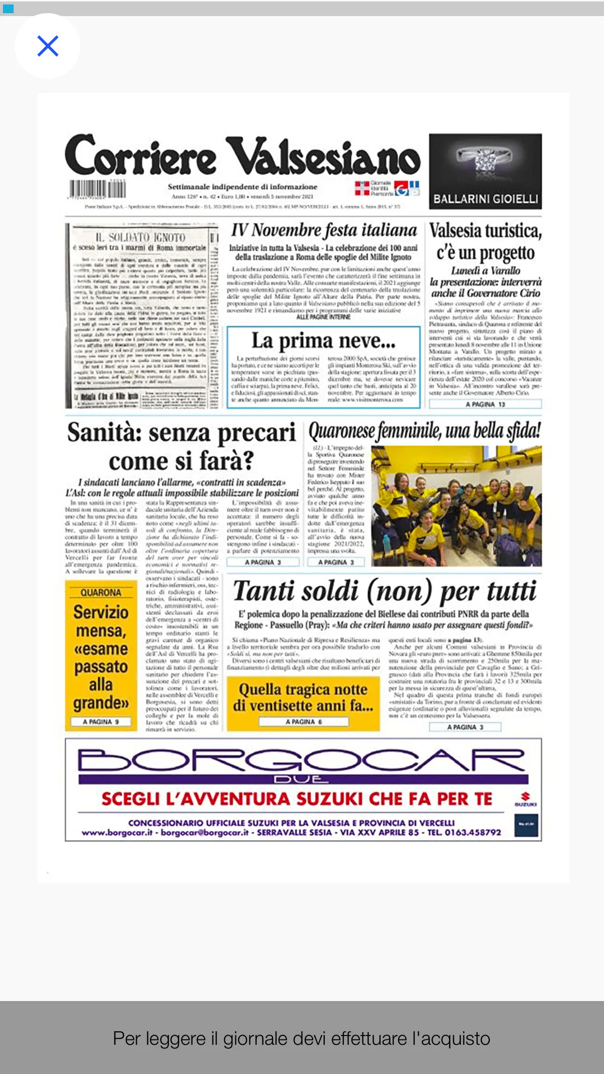 Corriere Valsesiano | Indus Appstore | Screenshot