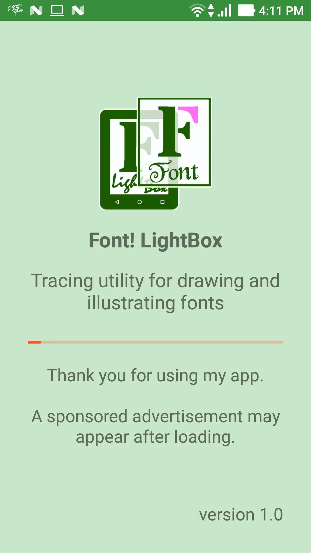 Font! Lightbox tracing app | Indus Appstore | Screenshot