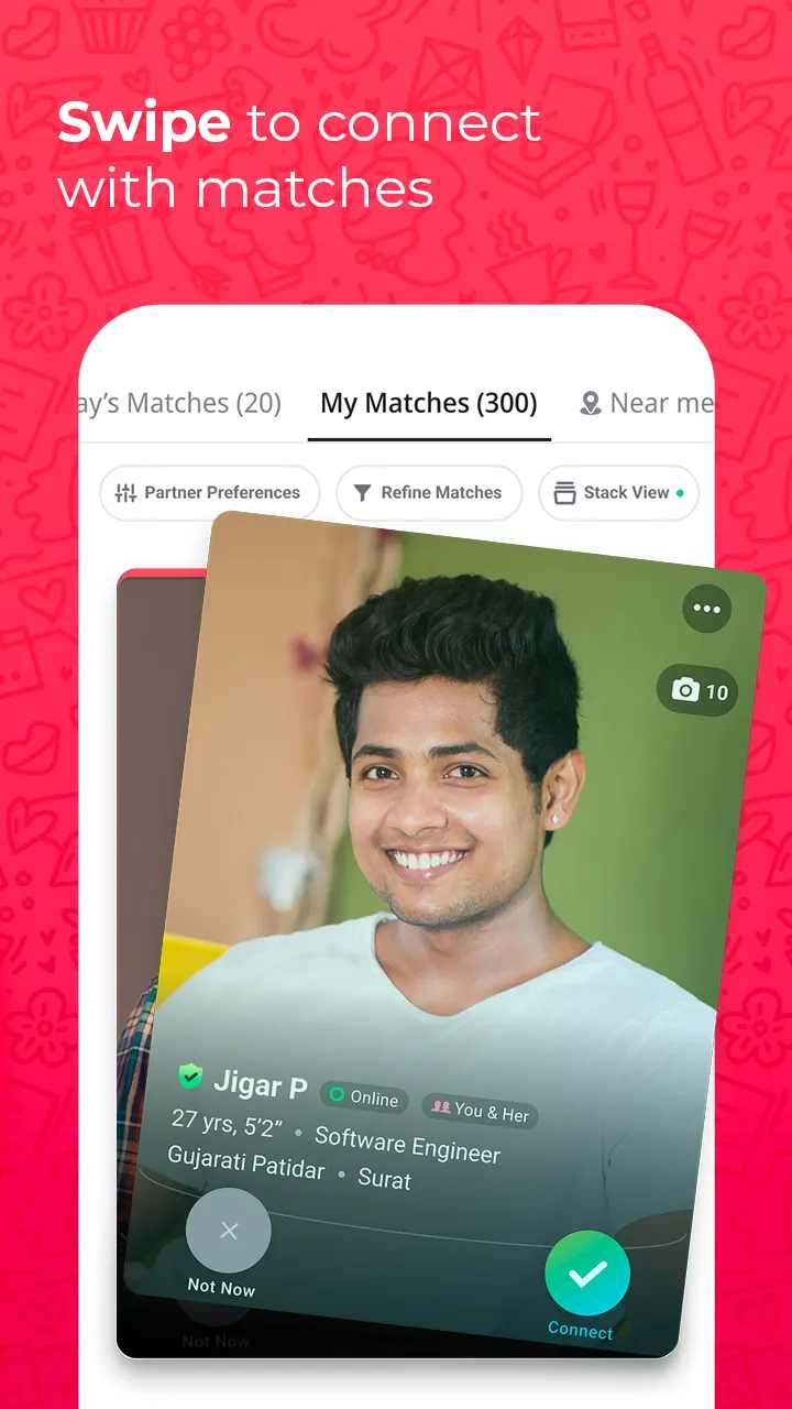 GujaratiShaadi Matchmaking App | Indus Appstore | Screenshot