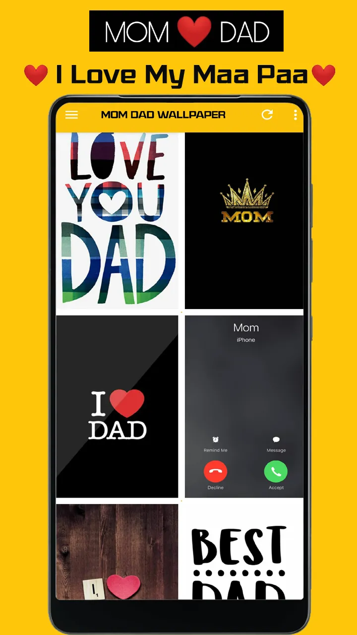 Mom Dad Wallpaper HD, Maa Papa | Indus Appstore | Screenshot