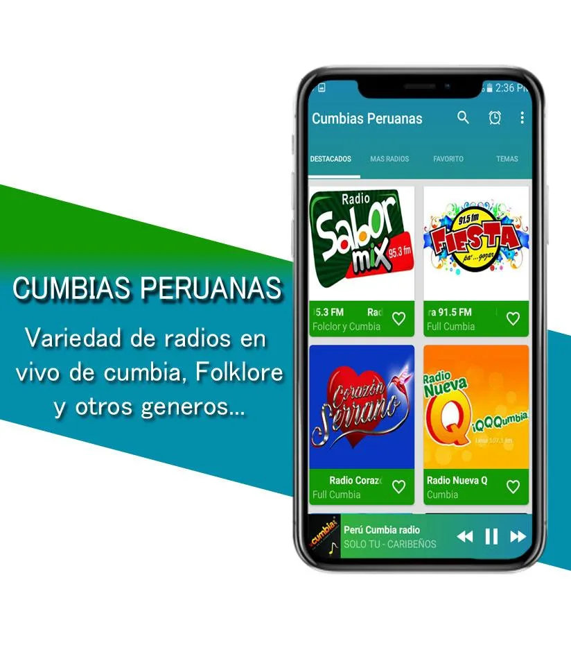 Cumbias Peruanas | Indus Appstore | Screenshot