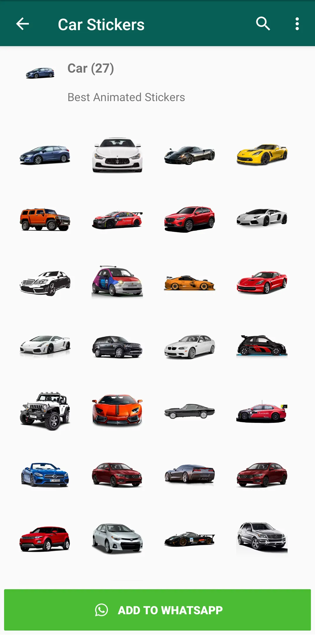 Car Stickers for WhatsApp | Indus Appstore | Screenshot