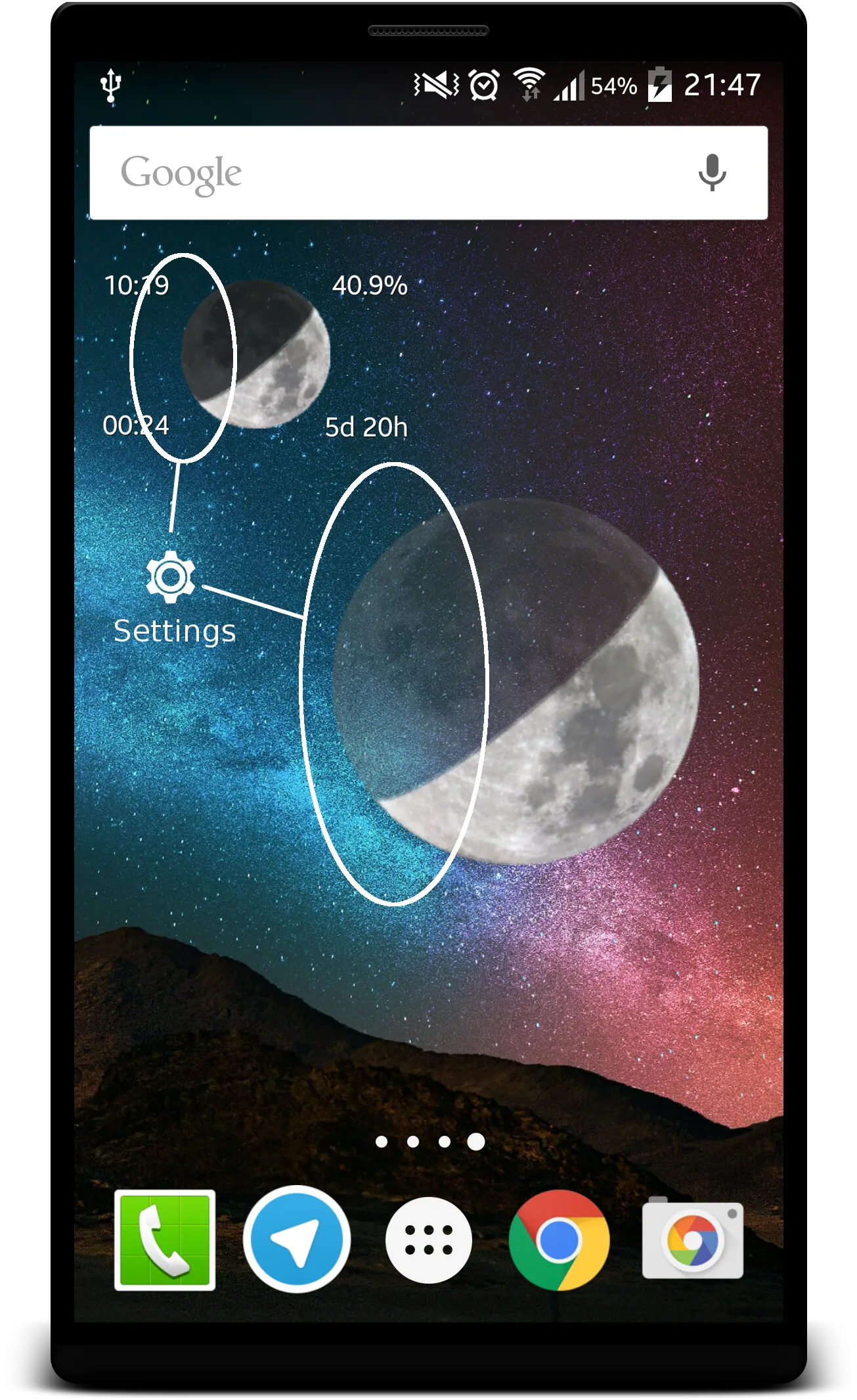 Lunafaqt sun and moon info | Indus Appstore | Screenshot