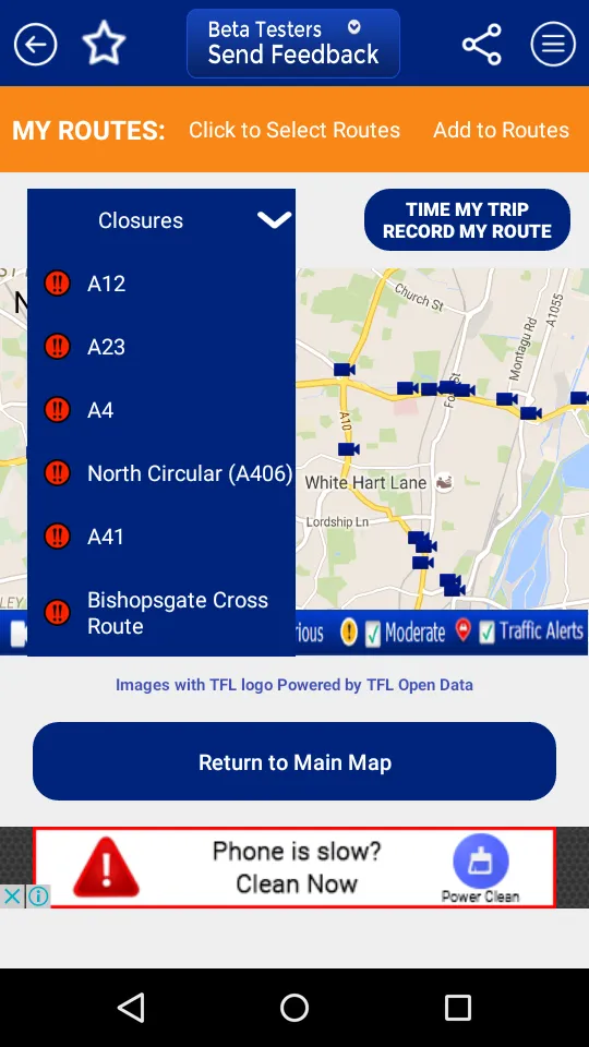 Live Traffic UK -- Beta | Indus Appstore | Screenshot