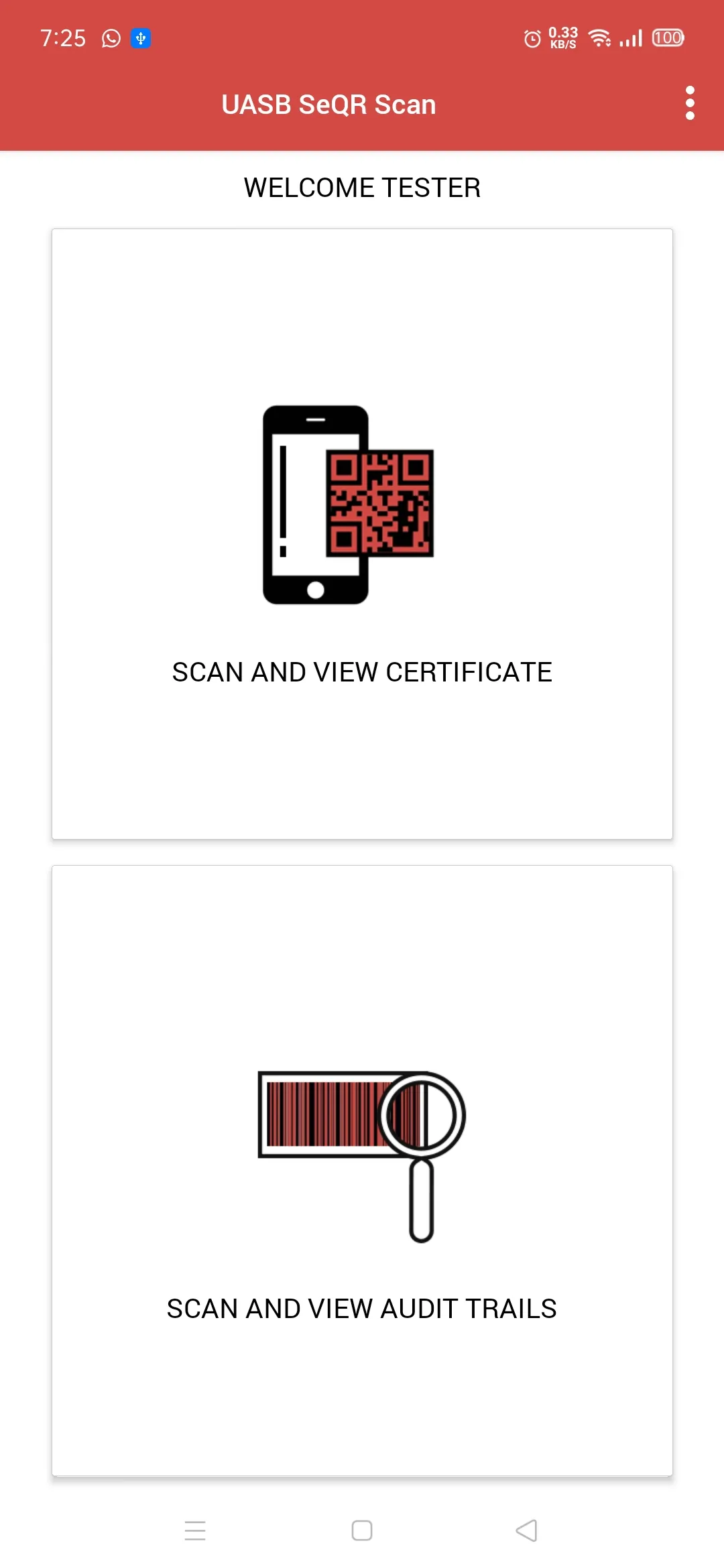 UAS Banglore Seqr Scan | Indus Appstore | Screenshot