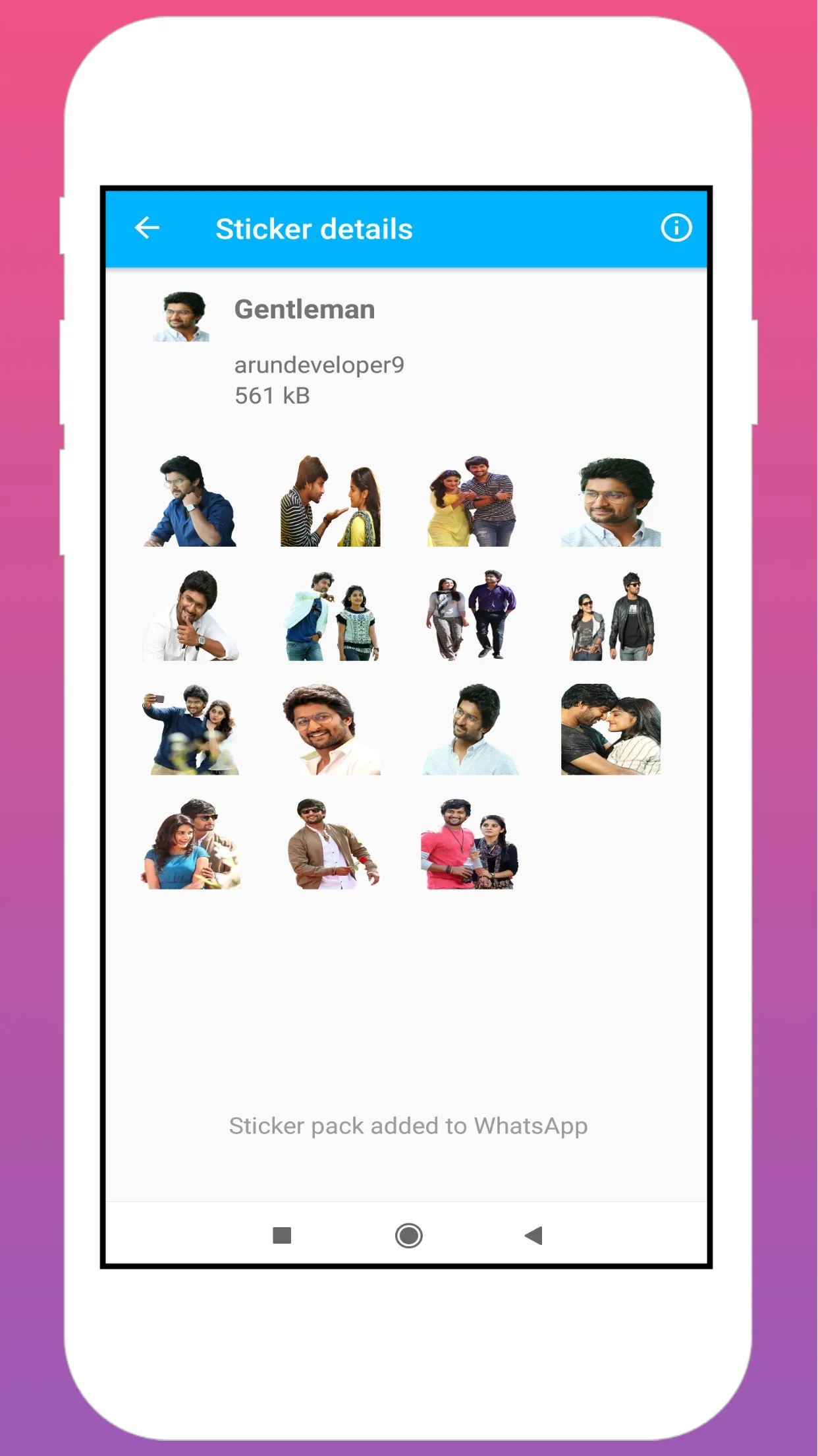 Nani Stickers | Indus Appstore | Screenshot